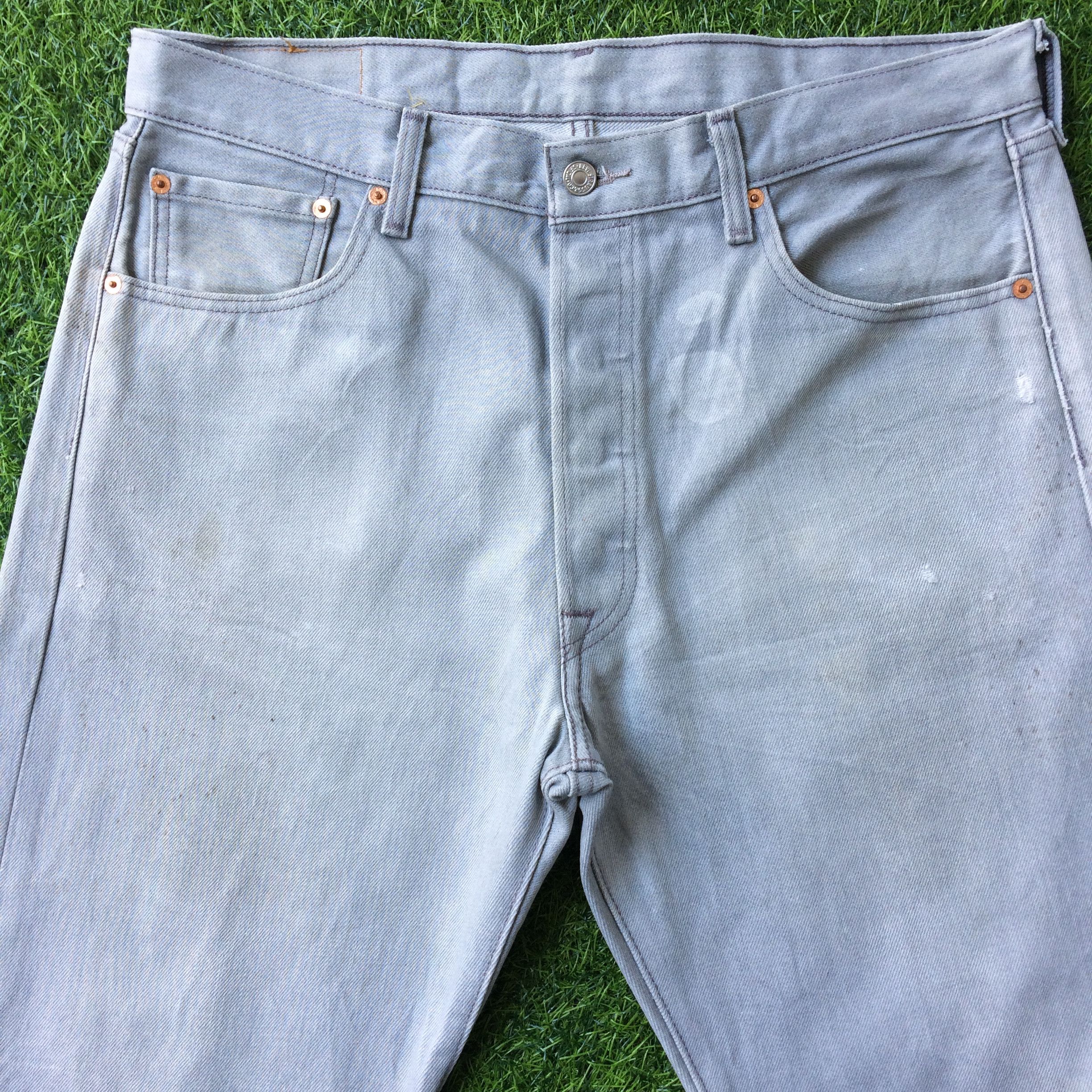 Levi's Vintage Distressed Levis 501 Jeans #B-480 Size US 35 - 3 Thumbnail