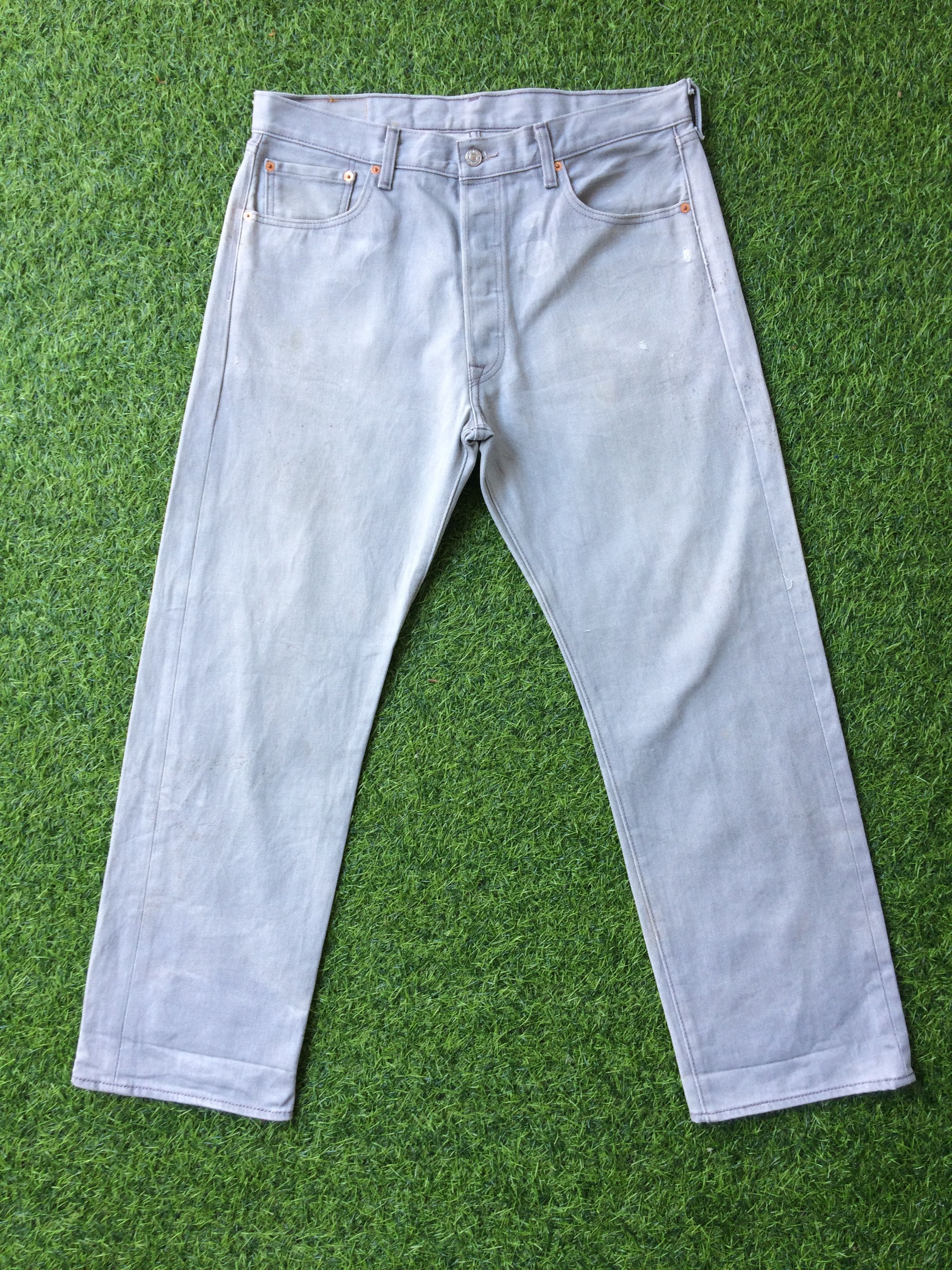 Levi's Vintage Distressed Levis 501 Jeans #B-480 Size US 35 - 1 Thumbnail