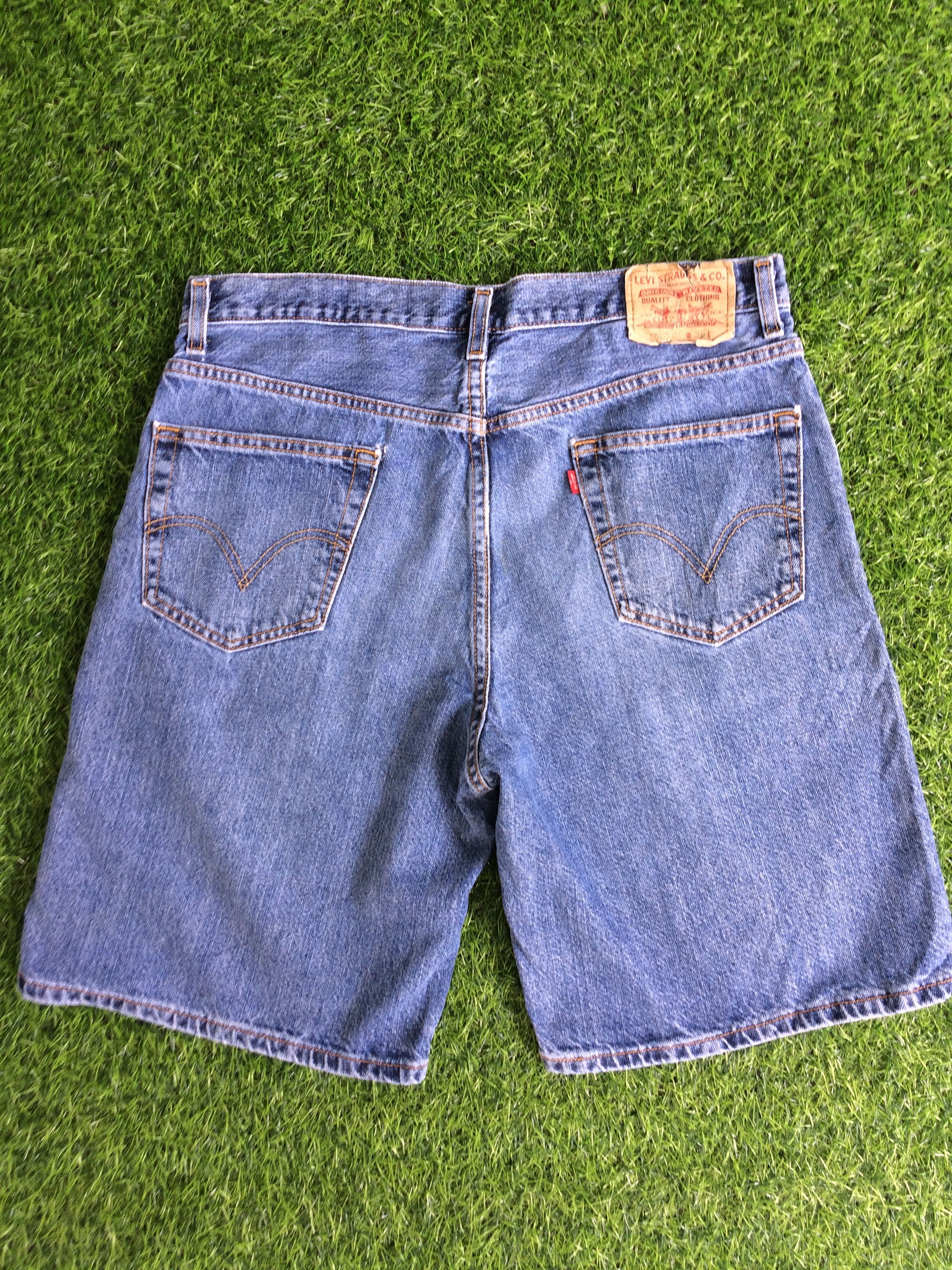 Levi's Levi's 550 Short Denim Jeans #B-037 Size US 36 / EU 52 - 2 Thumbnail
