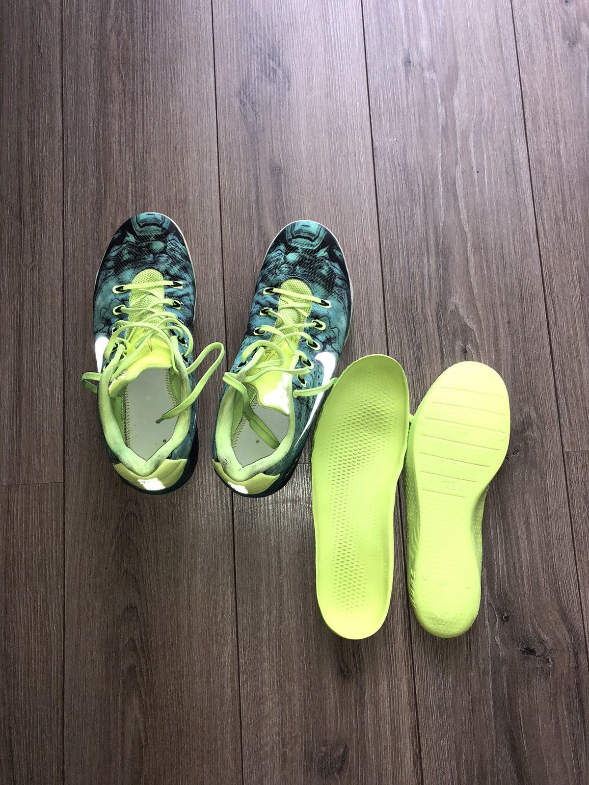 Nike × Vintage OG 2014 Nike Zoom Kobe IX EM (9) easter 🐣 Size US 12.5 / EU 45-46 - 10 Thumbnail