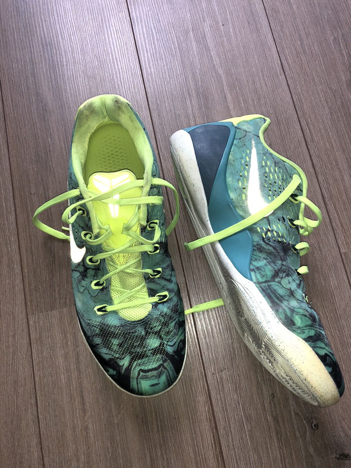 Nike × Vintage OG 2014 Nike Zoom Kobe IX EM (9) easter 🐣 Size US 12.5 / EU 45-46 - 5 Thumbnail