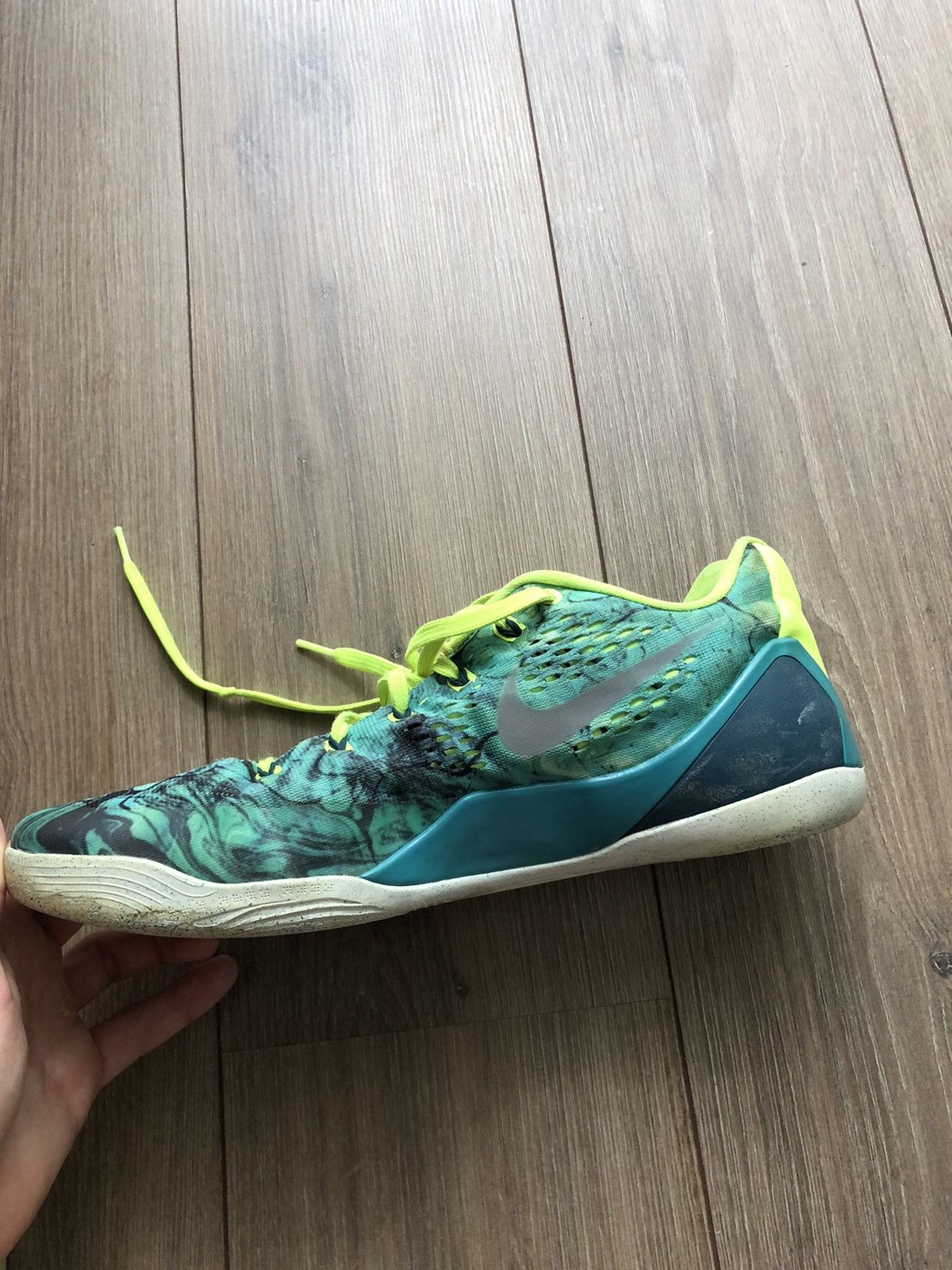Nike × Vintage OG 2014 Nike Zoom Kobe IX EM (9) easter 🐣 Size US 12.5 / EU 45-46 - 15 Thumbnail