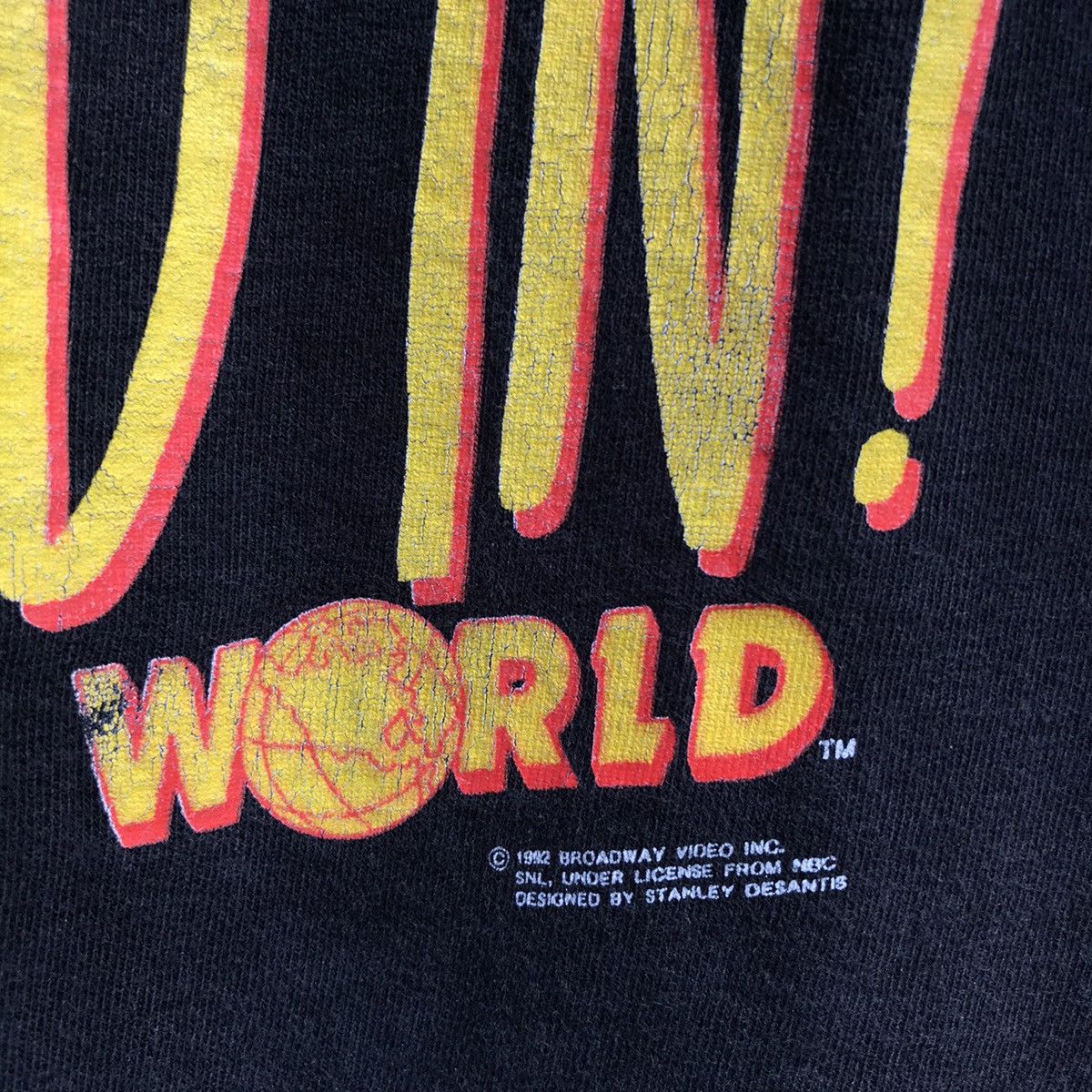 Mtv Vintage 90s WAYNES WORLD mtv tee rock Size US XL / EU 56 / 4 - 4 Thumbnail