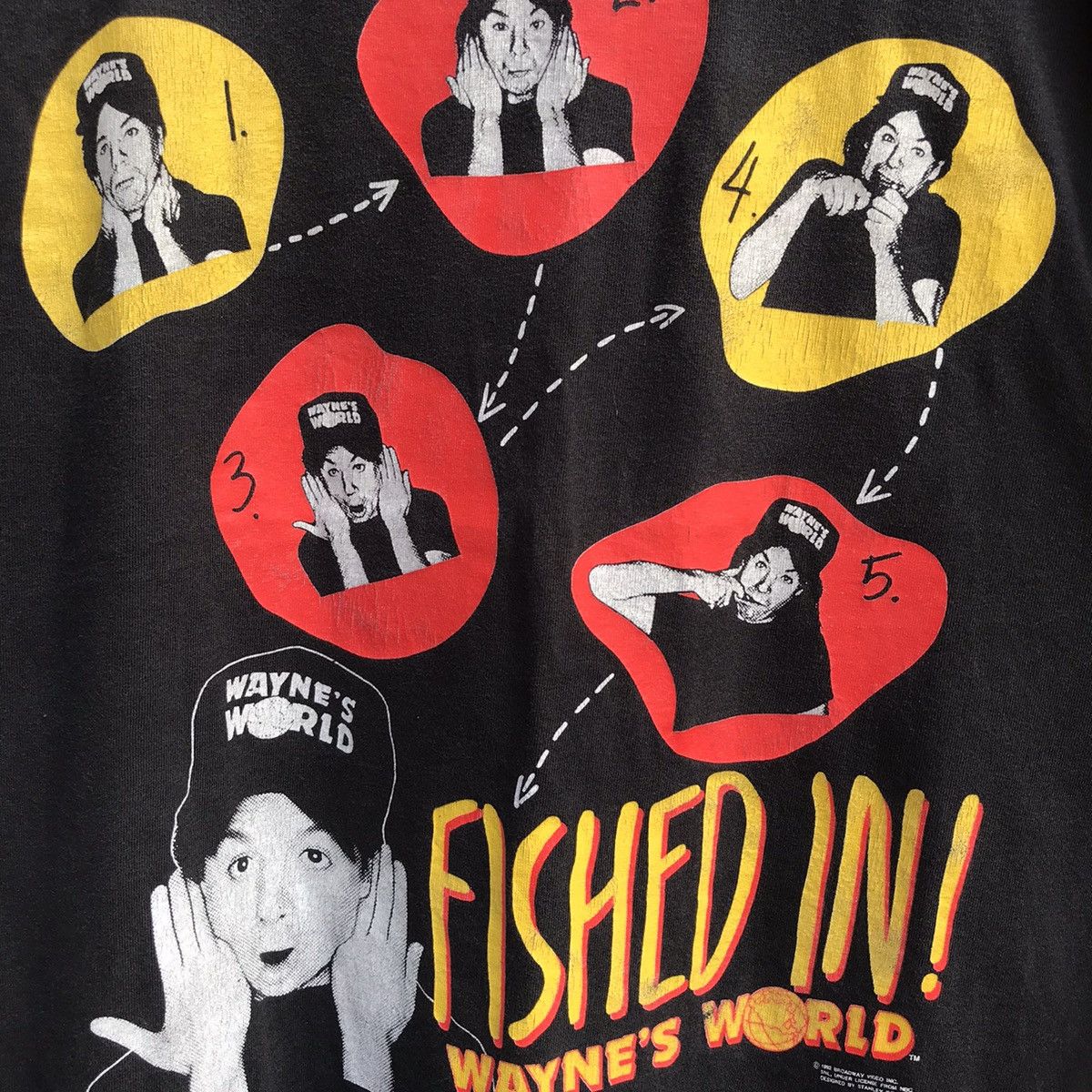 Mtv Vintage 90s WAYNES WORLD mtv tee rock Size US XL / EU 56 / 4 - 3 Thumbnail