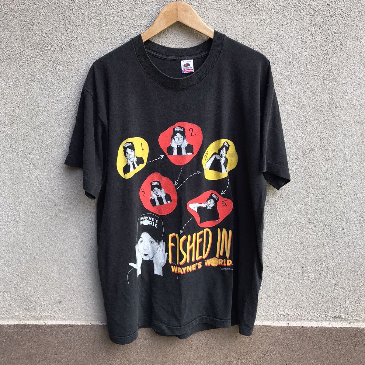Mtv Vintage 90s WAYNES WORLD mtv tee rock Size US XL / EU 56 / 4 - 1 Thumbnail