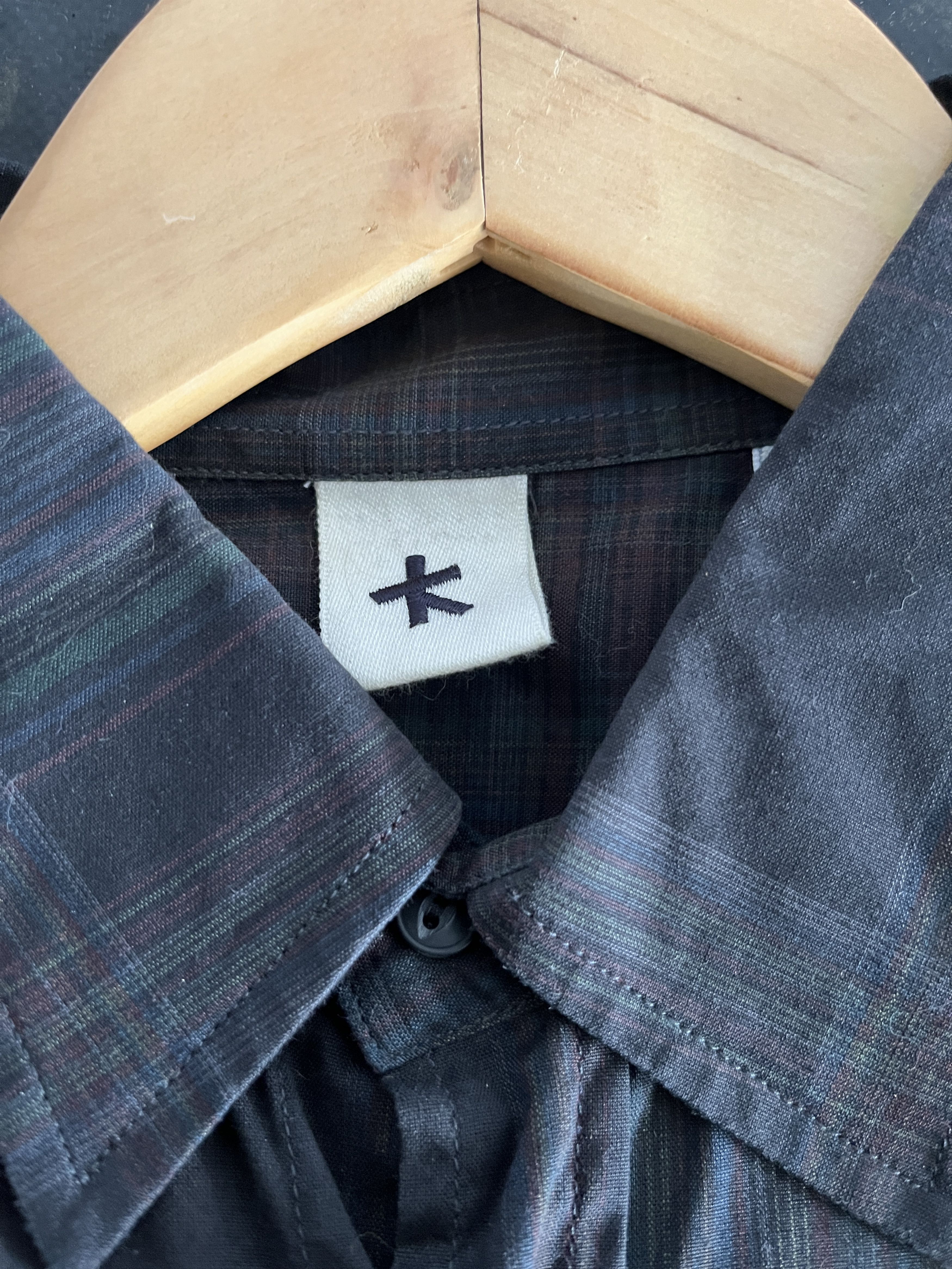 Adam Kimmel Adam Kimmel black striped plaid dress shirt Size US M / EU 48-50 / 2 - 4 Thumbnail
