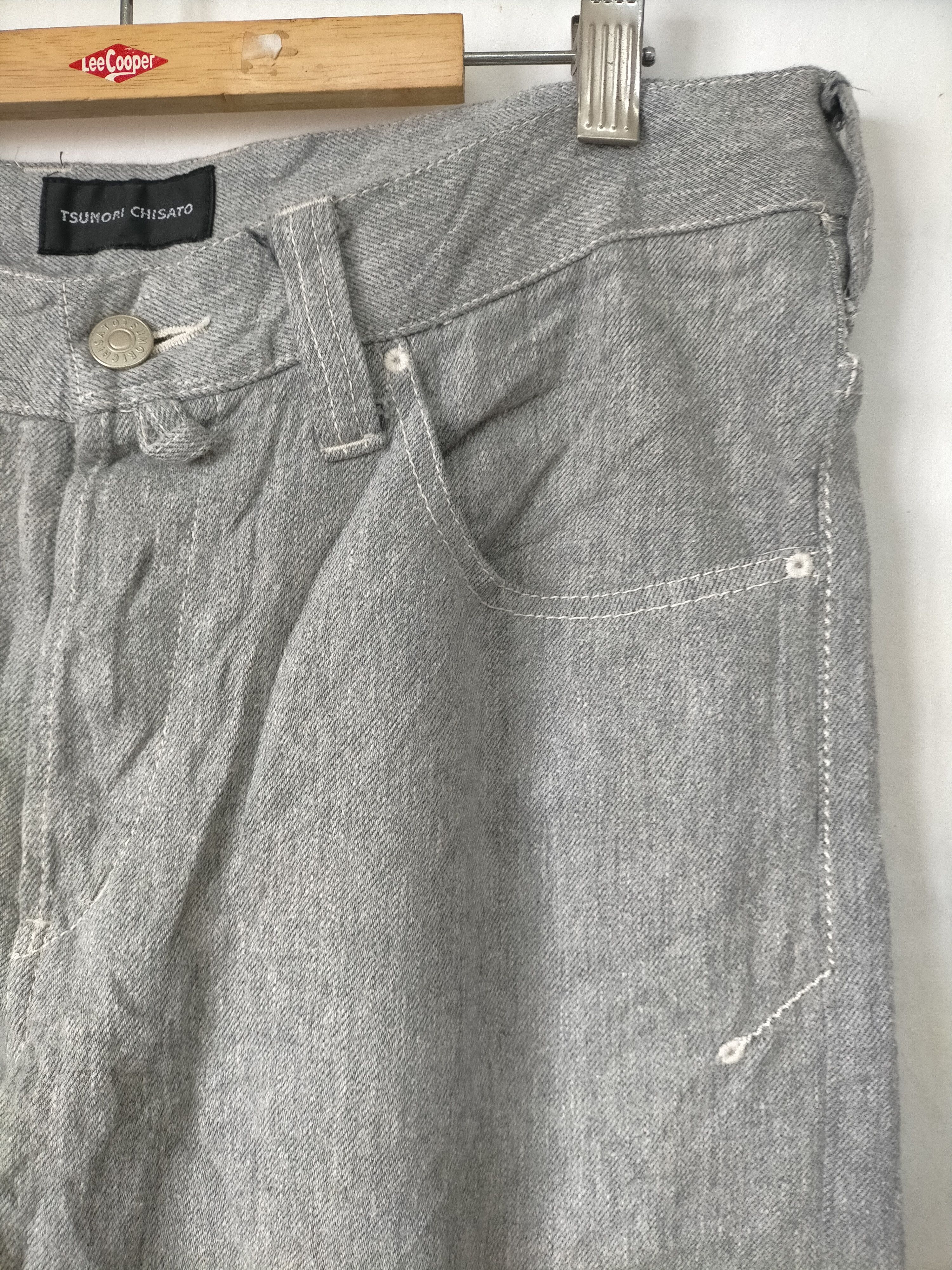 Issey Miyake Tsumori Chisato selvedge denim pants Size US 33 - 9 Thumbnail
