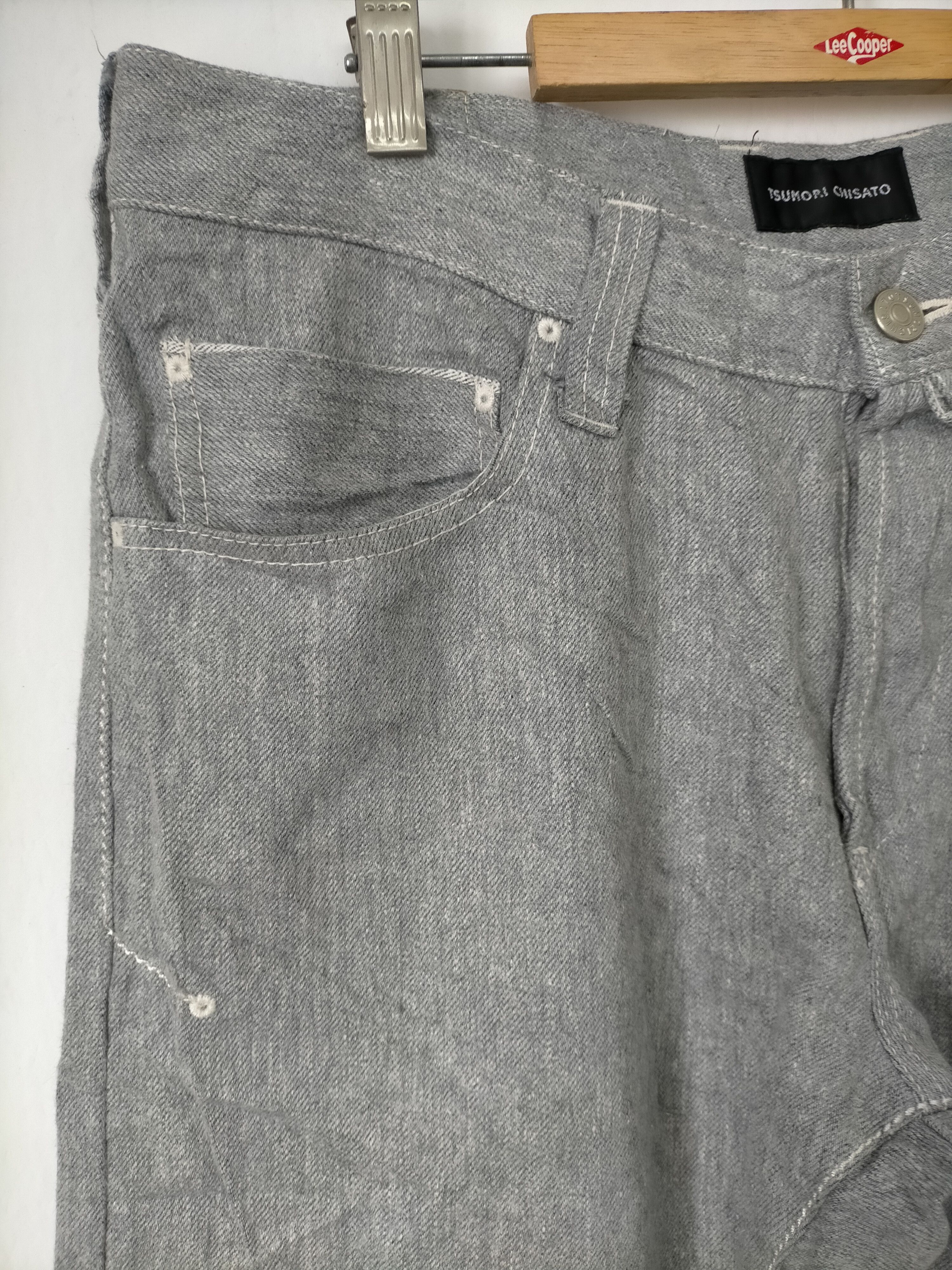 Issey Miyake Tsumori Chisato selvedge denim pants Size US 33 - 8 Thumbnail