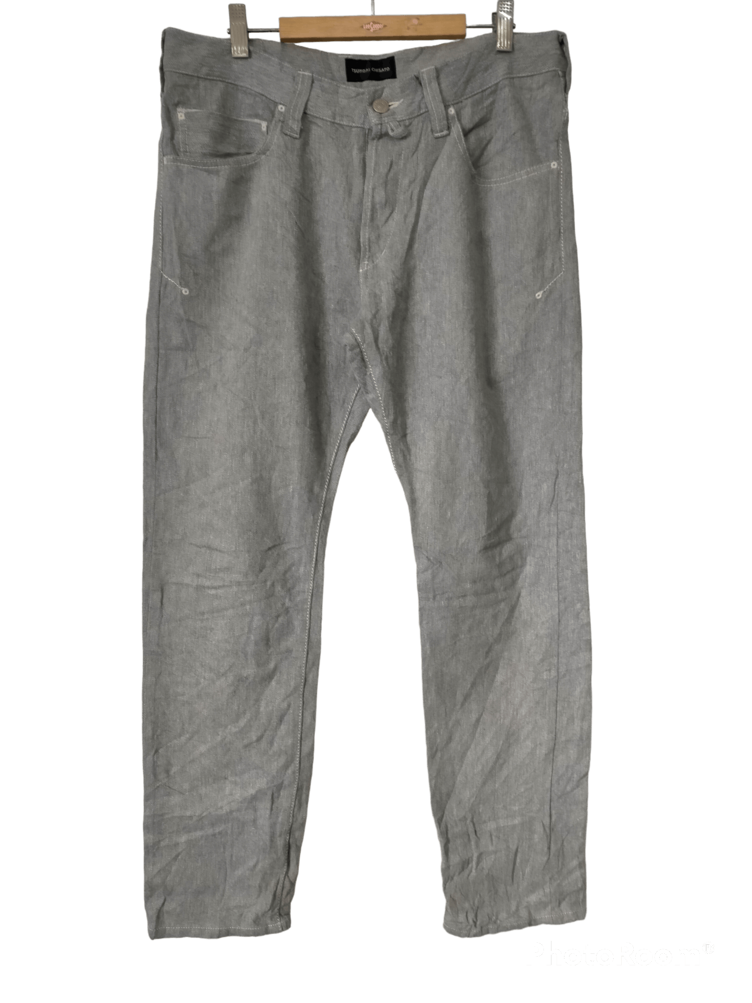 Issey Miyake Tsumori Chisato selvedge denim pants Size US 33 - 2 Thumbnail