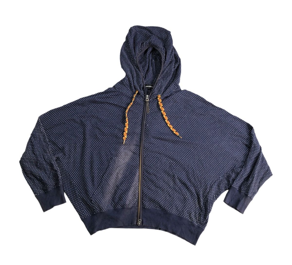 Mercibeaucoup by Issey Miyake Batwing Zipper Baggy Hoodie