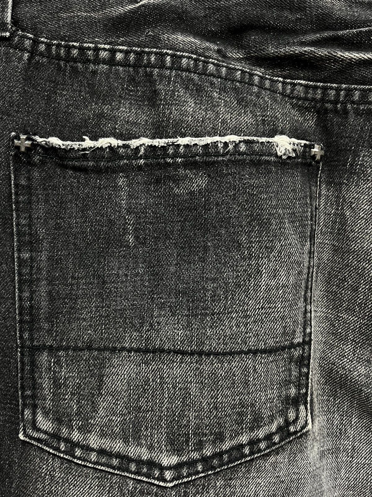 ANDSUNS 💥ANDSUNS TOKYOISM Baggy Art Distressed Denim Made in JAPAN Size US 35 - 11 Thumbnail