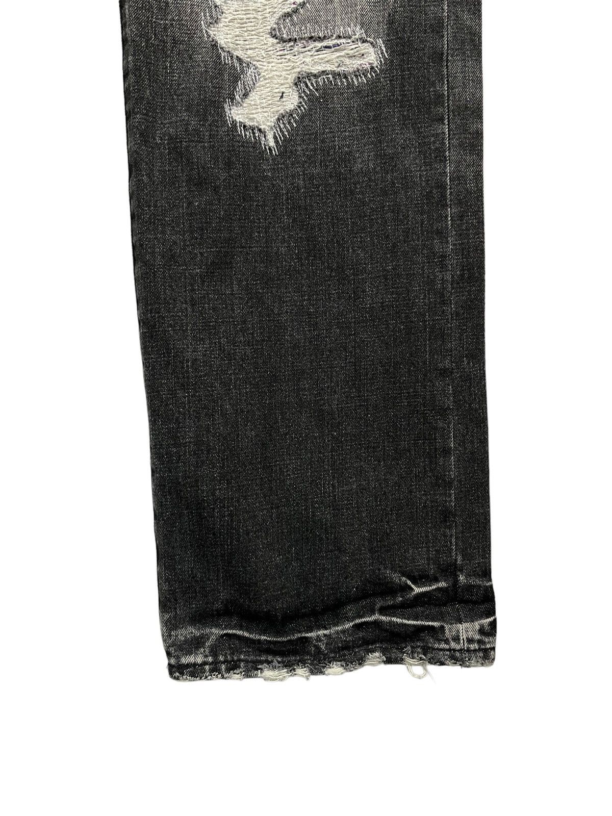 ANDSUNS 💥ANDSUNS TOKYOISM Baggy Art Distressed Denim Made in JAPAN Size US 35 - 9 Thumbnail