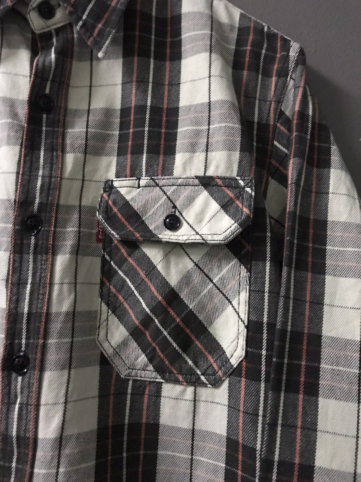 VINTAGE LEVIS FLANNEL DOUBLE POCKET WORKWEAR SHIRT
