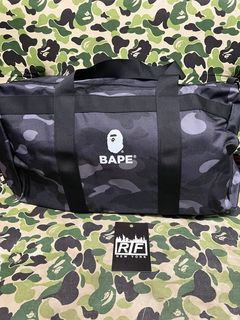 Bape Green Camo Duffle Bag – Famous Grail