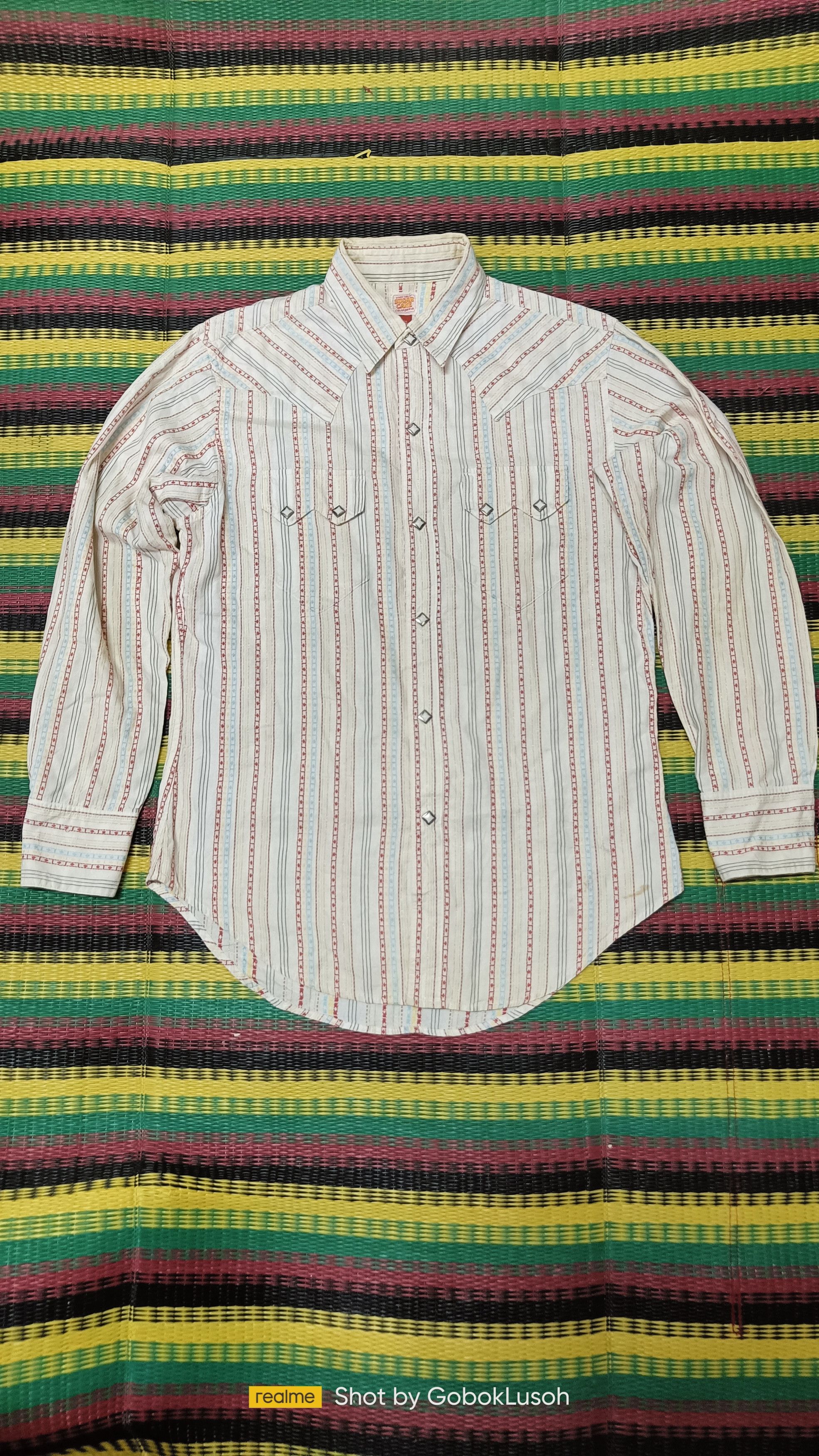 Japanese Brand × Sugar Cane × Toyo Enterprises Vintage Rare Sugar Cane Western Long sleeve shirt Size US L / EU 52-54 / 3 - 1 Thumbnail