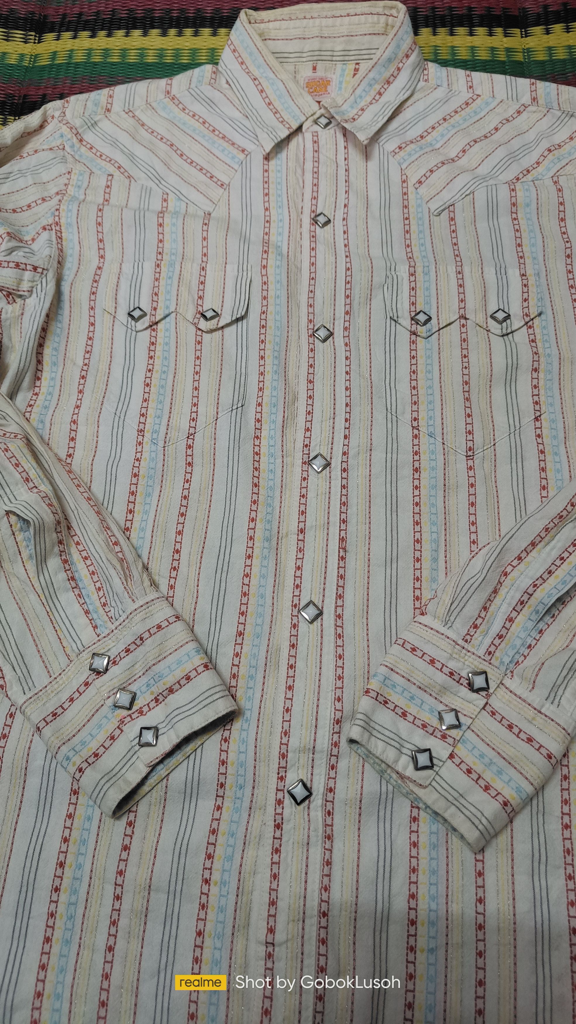 Japanese Brand × Sugar Cane × Toyo Enterprises Vintage Rare Sugar Cane Western Long sleeve shirt Size US L / EU 52-54 / 3 - 3 Thumbnail