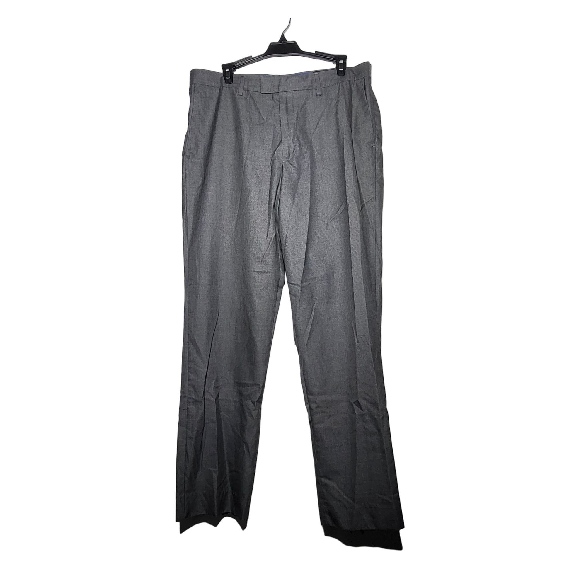 Pantalon Homme Banana Republic Gavin 34x32 - 100% Laine Gris - État Excellent Occasion