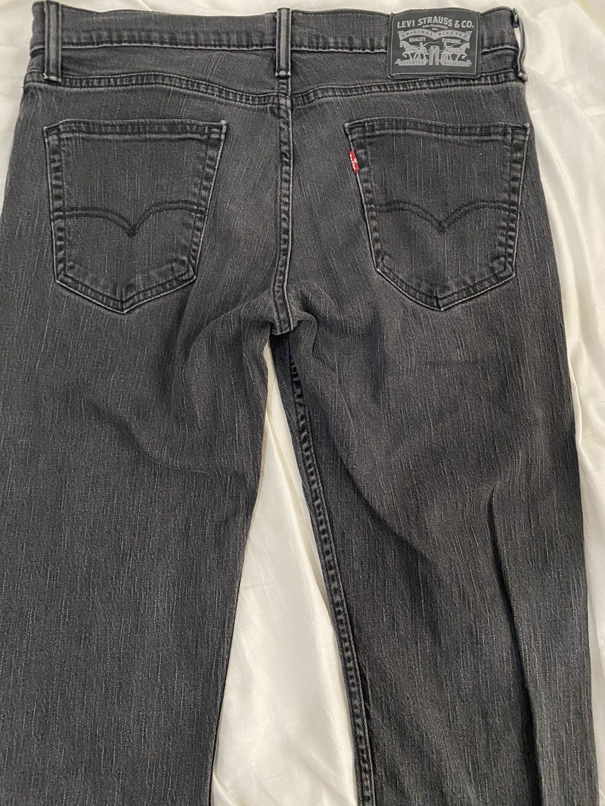 Levi's Levis 32x32 black denim pants jeans slim casual vintage Size US 32 / EU 48 - 3 Thumbnail