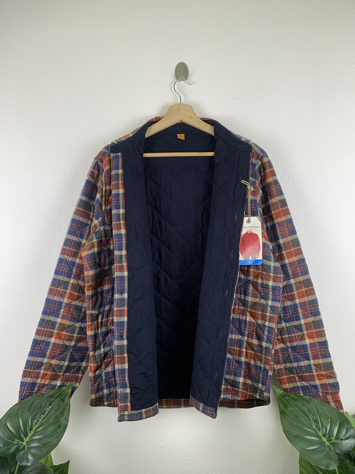 Flannel TAILOR VINTAGE QUILTED TRUCKER JACKET Size US L / EU 52-54 / 3 - 6 Thumbnail