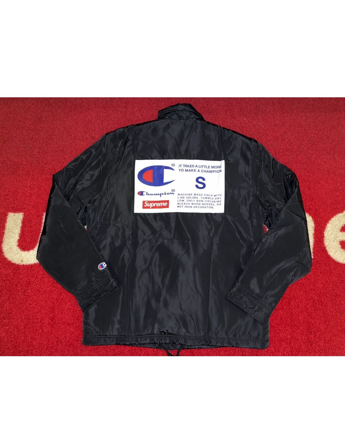 Champion Supreme Label Coaches Jacket Grailed