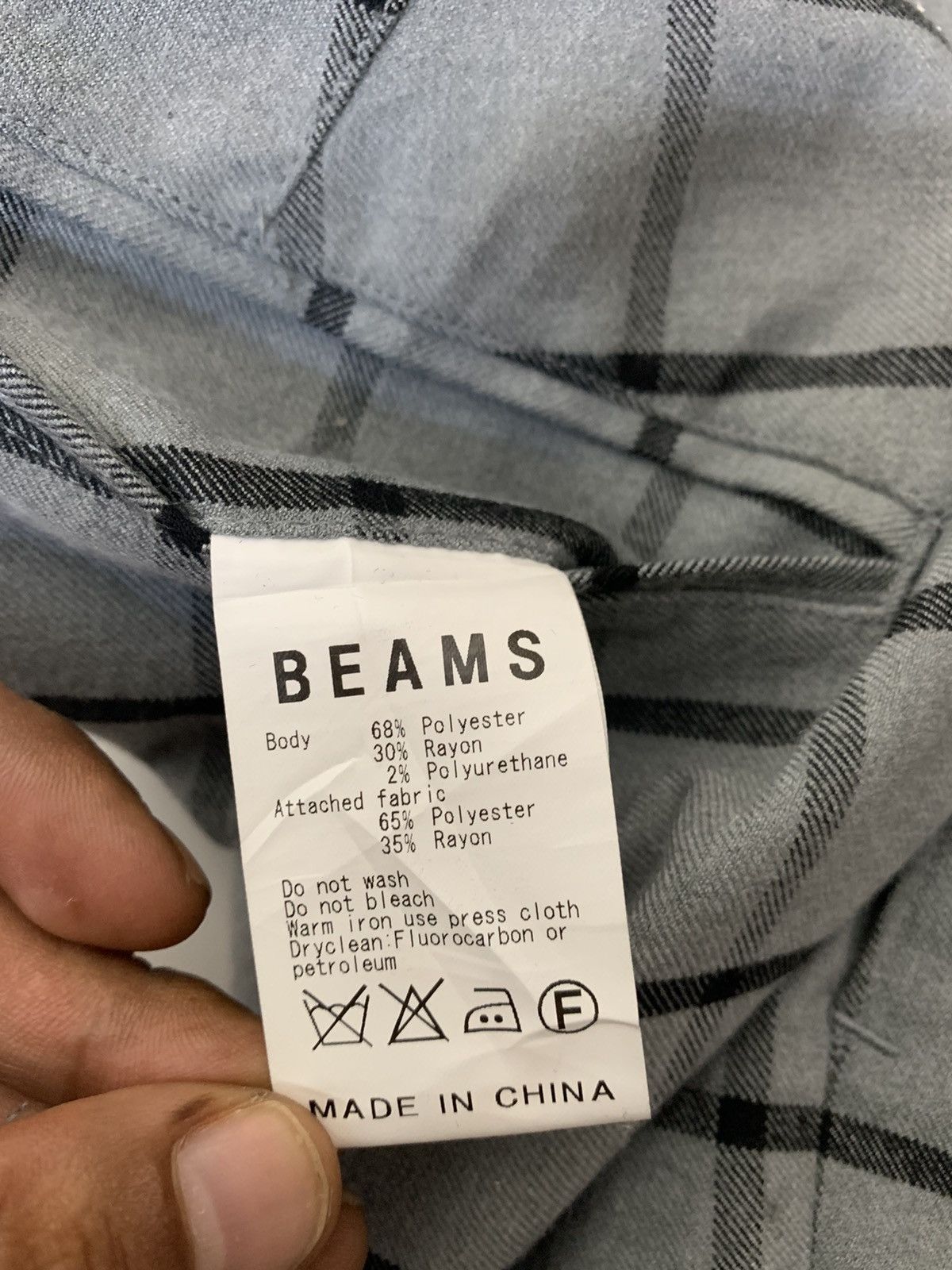 Beams Plus Beams Plaid Pants Size US 35 - 8 Thumbnail