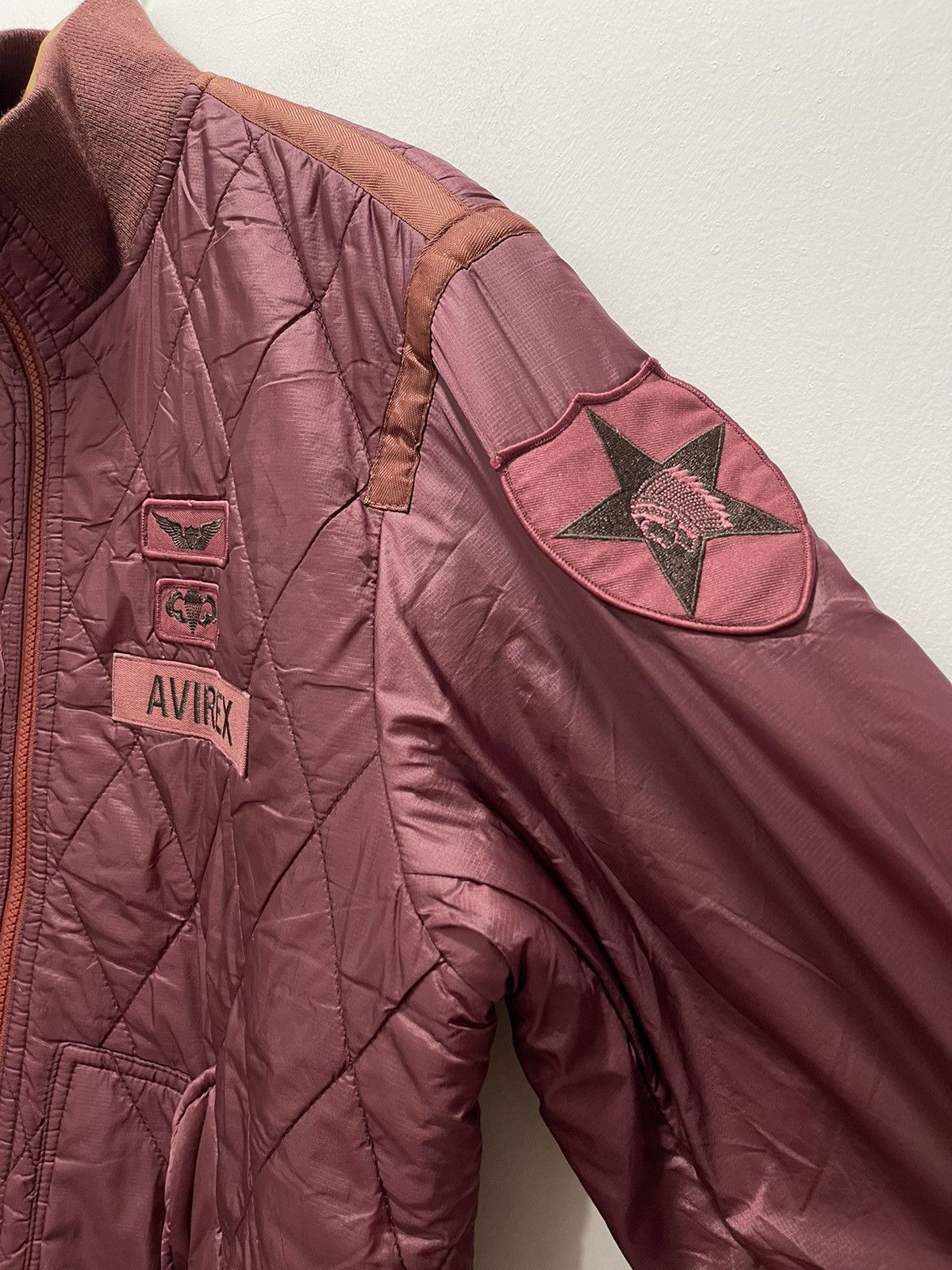 Avirex × Vintage VINTAGE AVIREX PRIMALOFT PATCHES STYLE ZIP UP JACKET Size US M / EU 48-50 / 2 - 3 Thumbnail