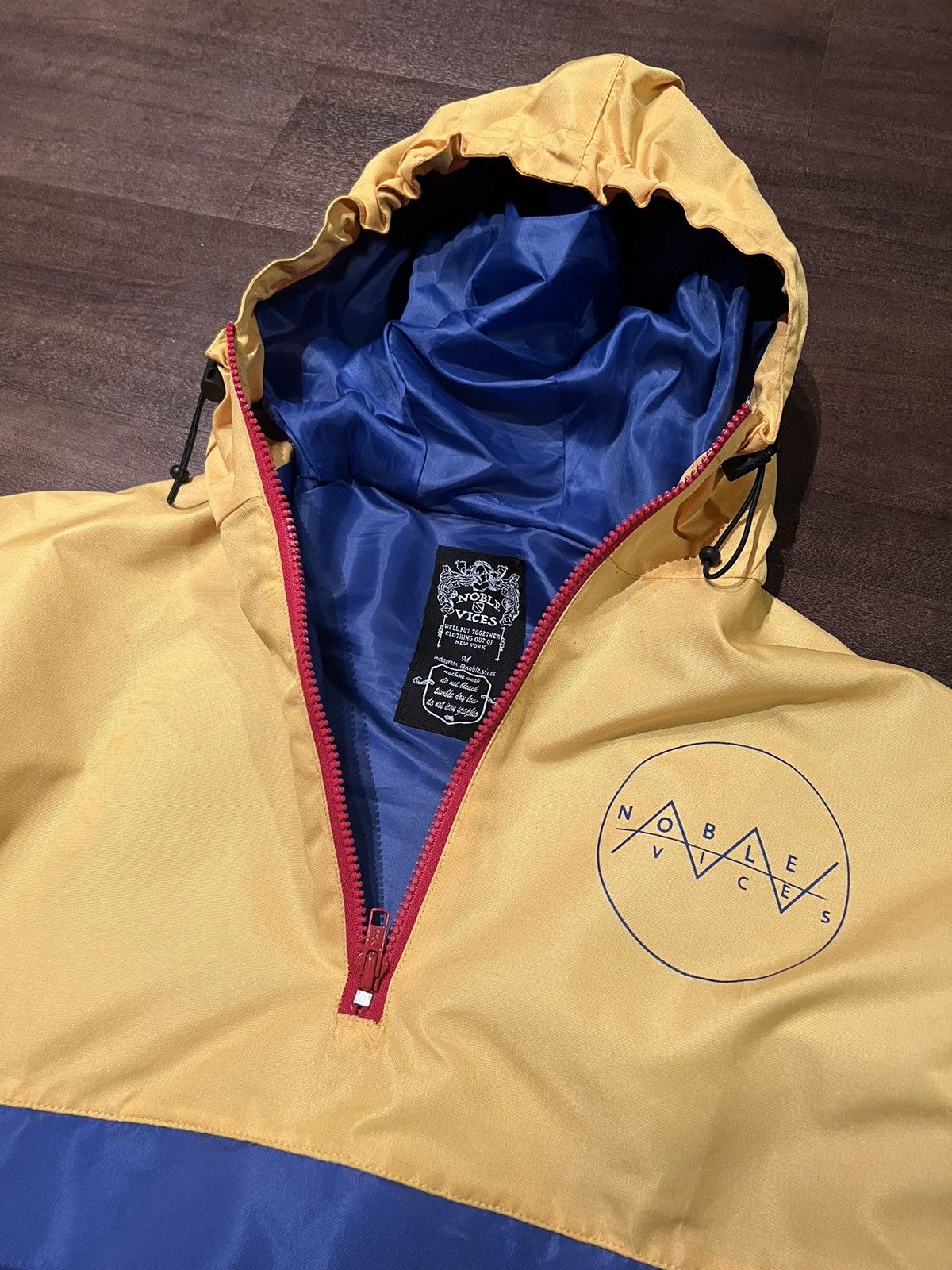 Other NOBLE VICES LOGO STRAP WINDBREAKERS - YELLOW/BLUE & RED Size US M / EU 48-50 / 2 - 5 Thumbnail