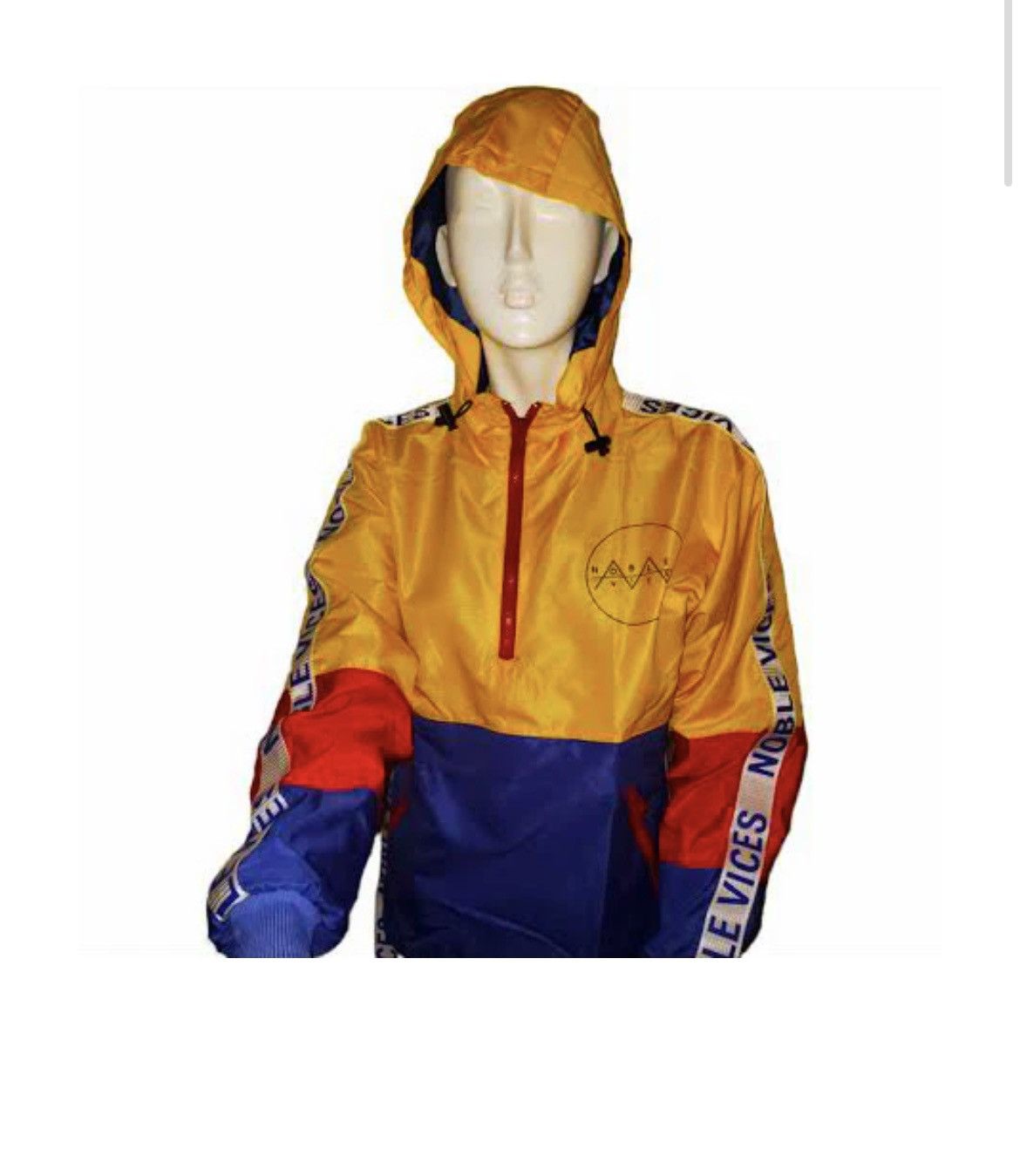 Other NOBLE VICES LOGO STRAP WINDBREAKERS - YELLOW/BLUE & RED Size US M / EU 48-50 / 2 - 8 Thumbnail