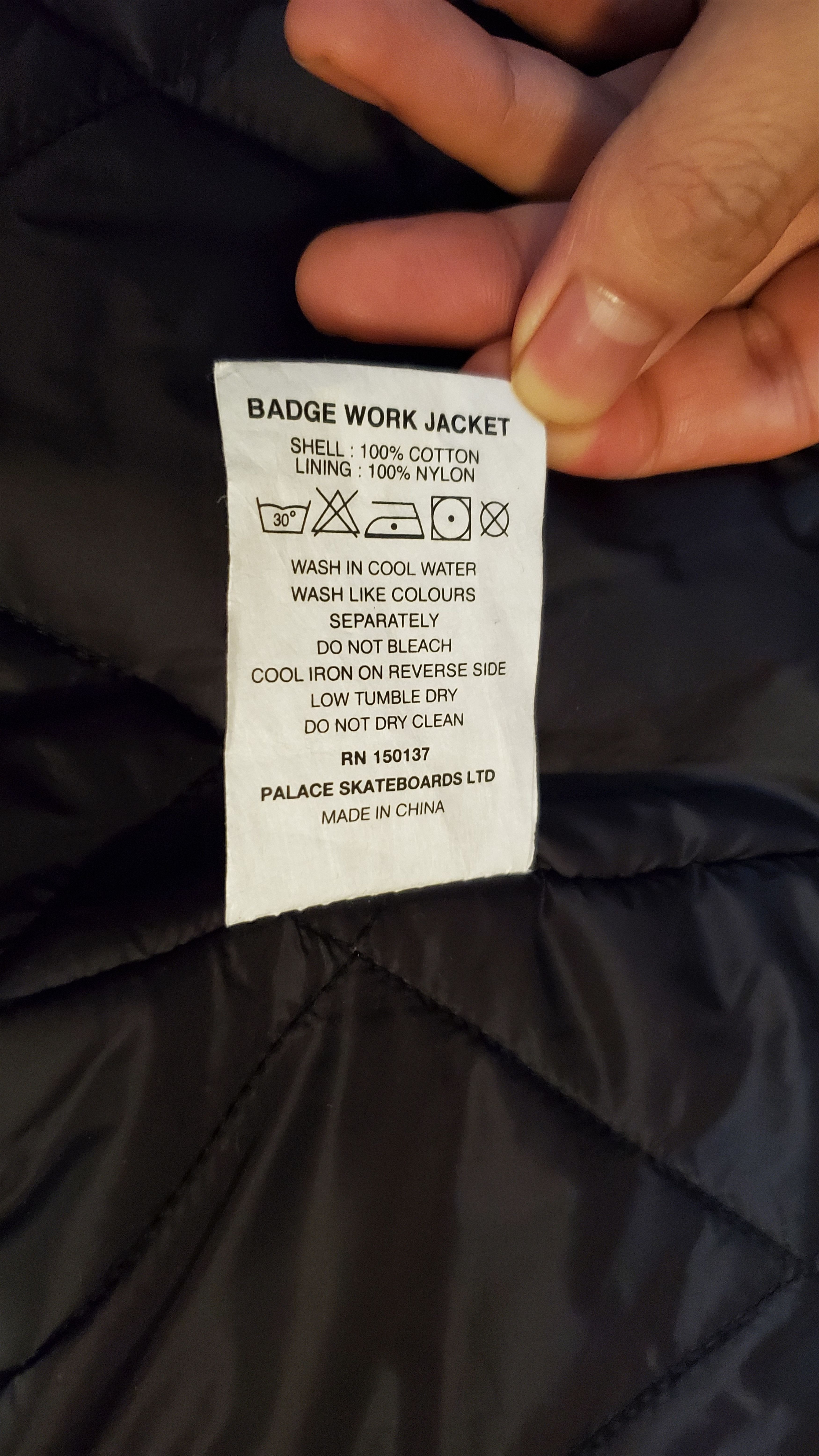 Palace Palace Badge Work Jacket Size US XL / EU 56 / 4 - 4 Thumbnail