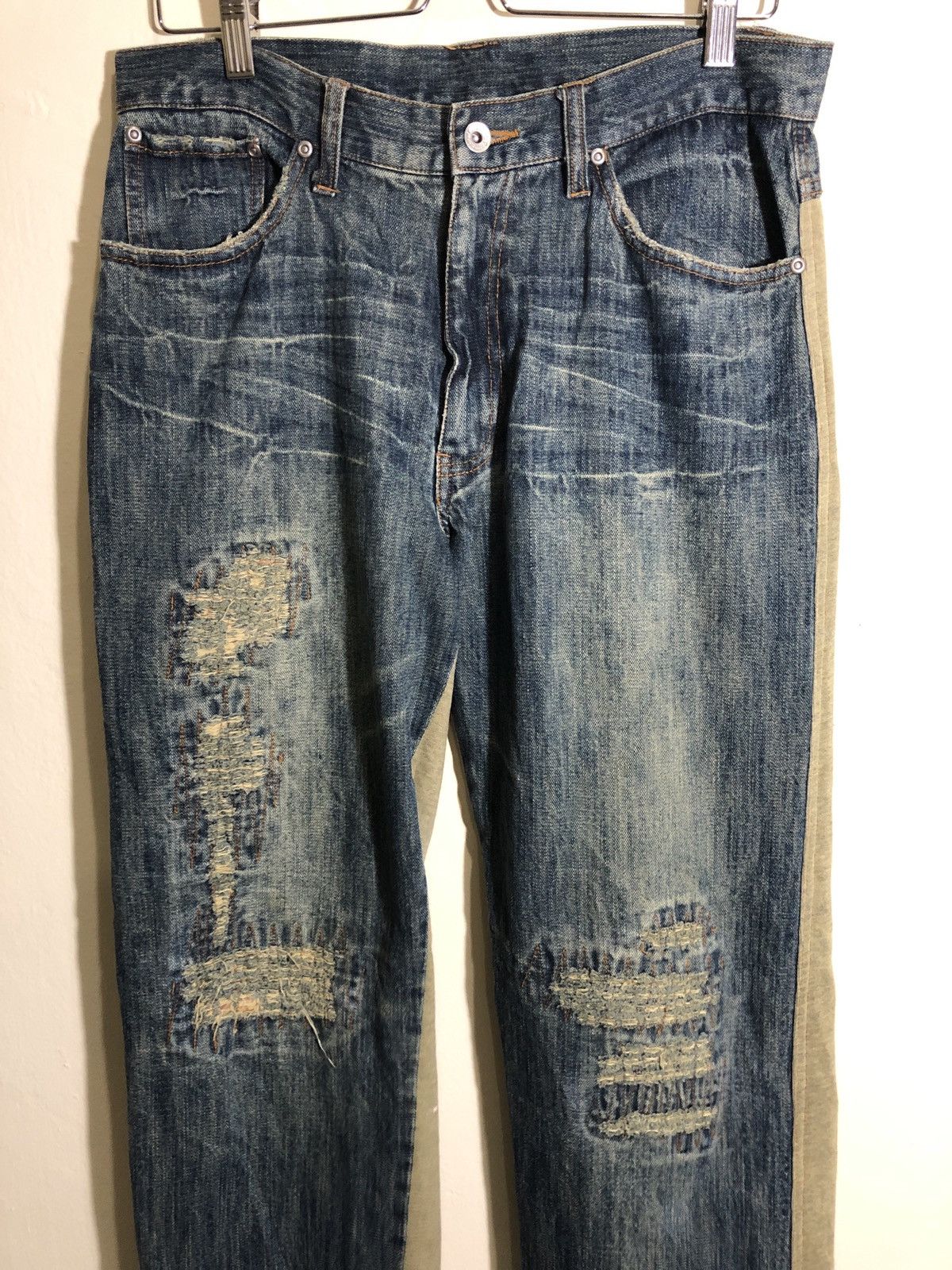 Japanese Brand JAPANESE BRAND HYBRID DENIM JEANS Size US 32 / EU 48 - 2 Thumbnail