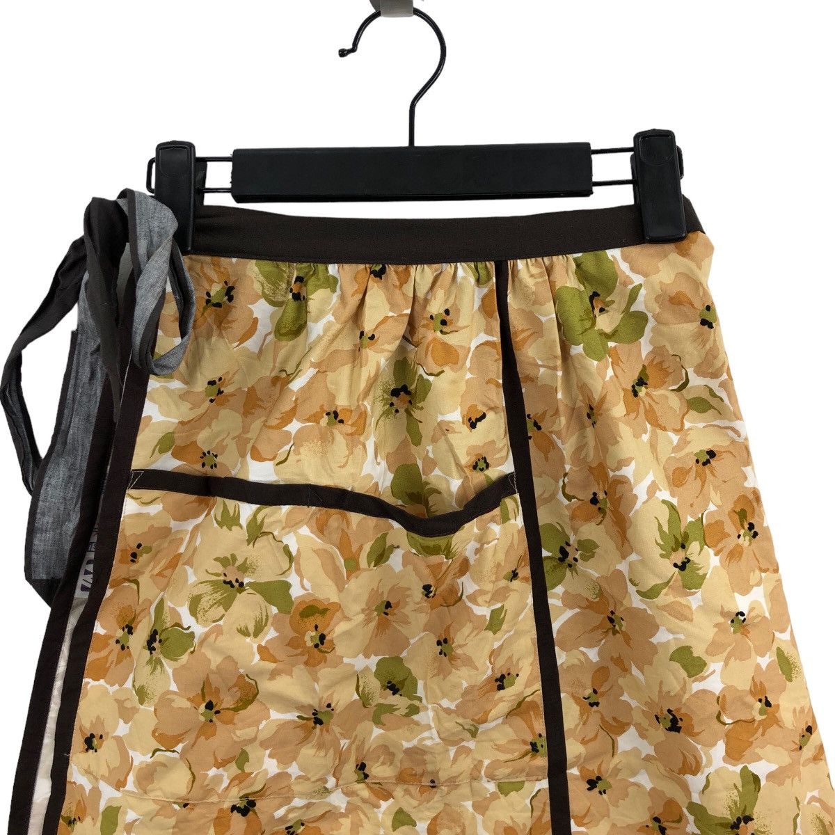 Yves Saint Laurent Vintage YVES SAINT LAURENT Apron Fullprint Floral Flower Size ONE SIZE - 5 Thumbnail
