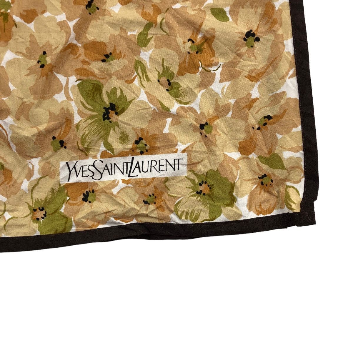 Yves Saint Laurent Vintage YVES SAINT LAURENT Apron Fullprint Floral Flower Size ONE SIZE - 3 Thumbnail