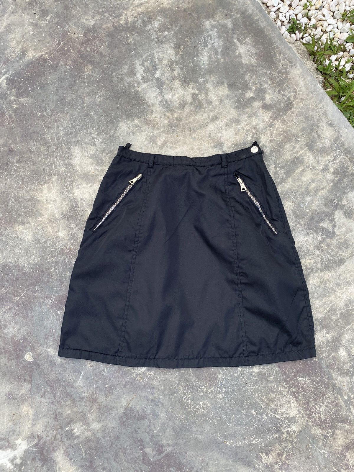 image of Beauty Beast Prada Milano Skirt in Black, Women's (Size 26)