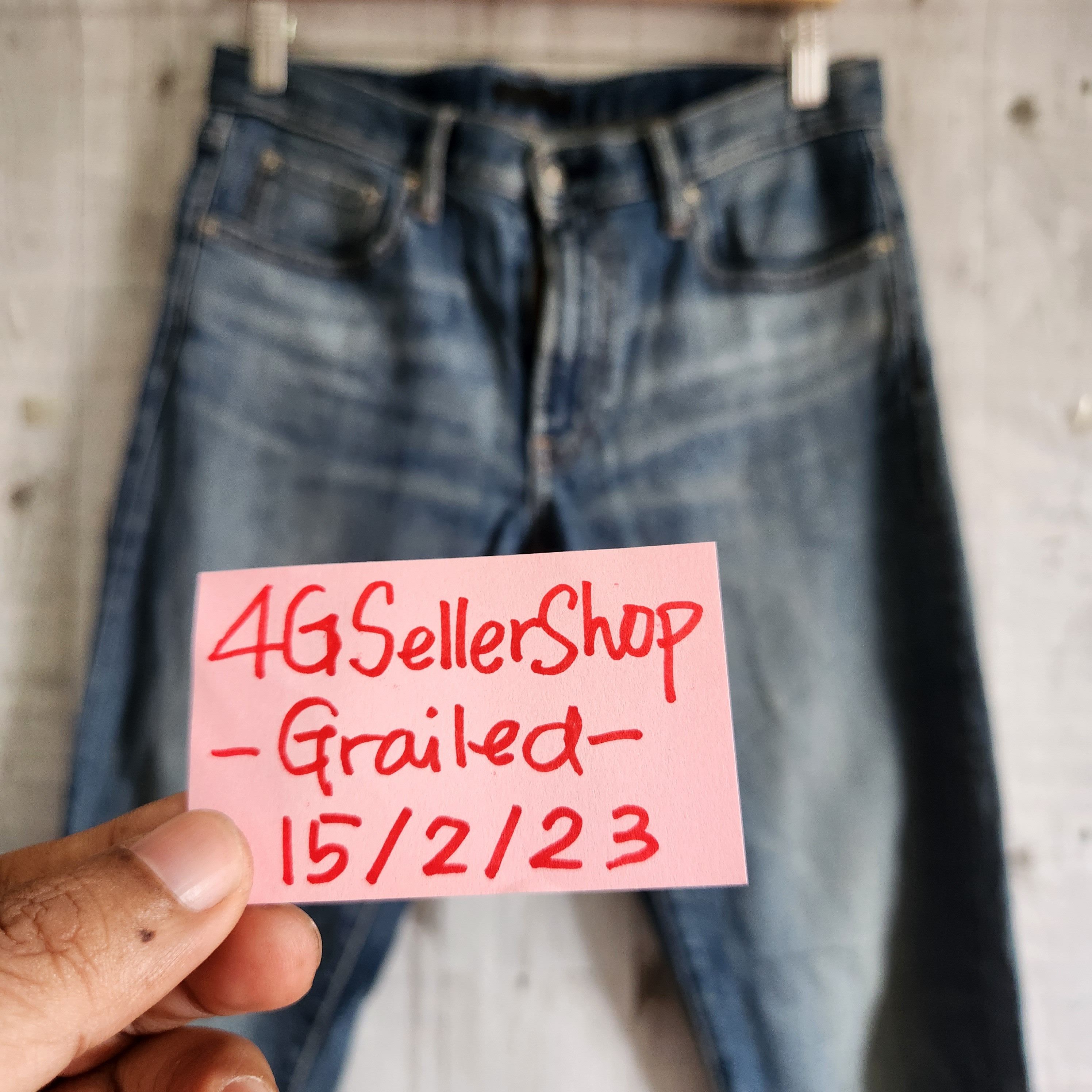 Uniqlo Uniqlo Redline Selvedge Japanese Designer Denim Jeans Size US 31 - 22 Thumbnail