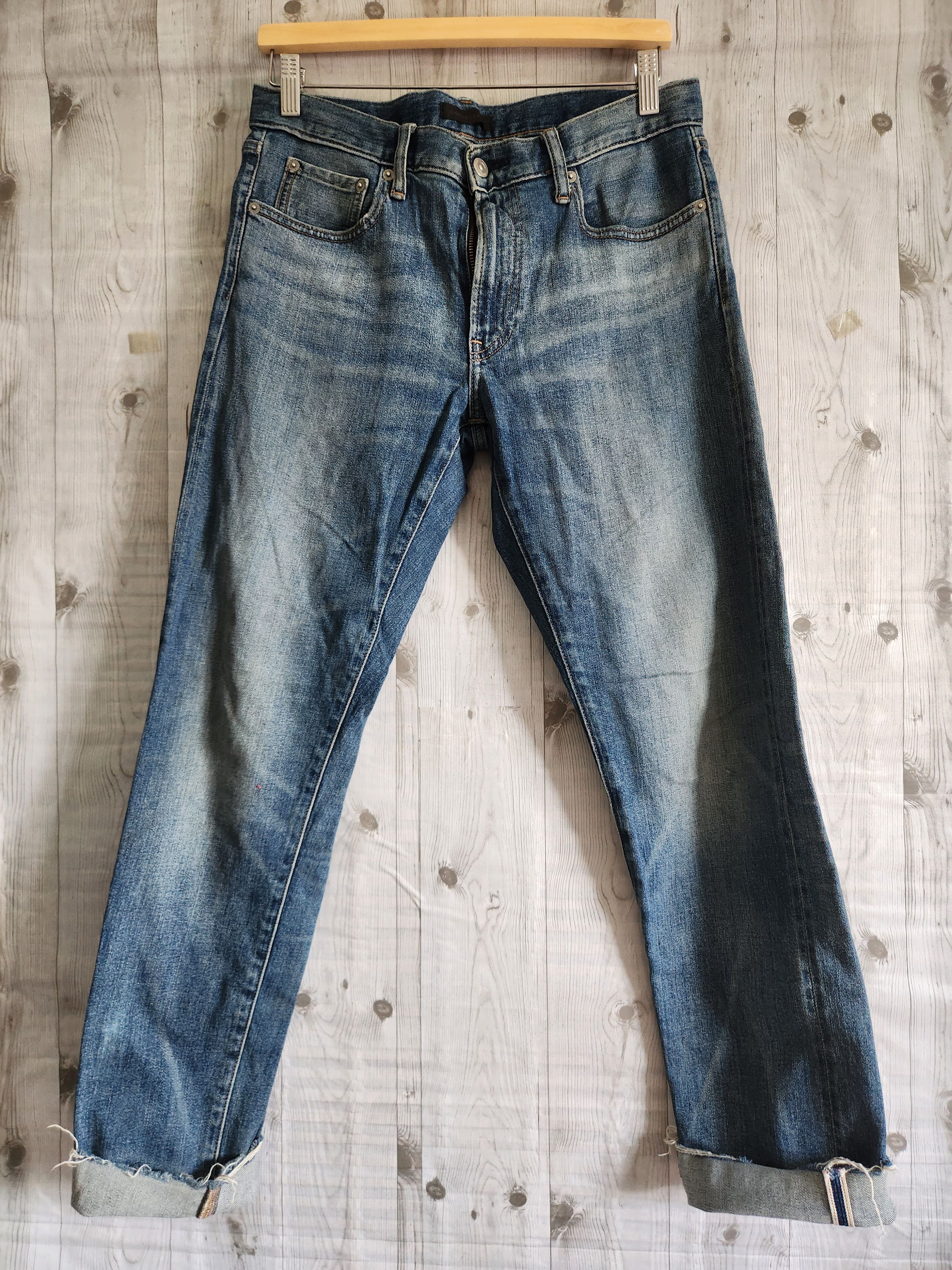 Uniqlo Uniqlo Redline Selvedge Japanese Designer Denim Jeans Size US 31 - 1 Thumbnail