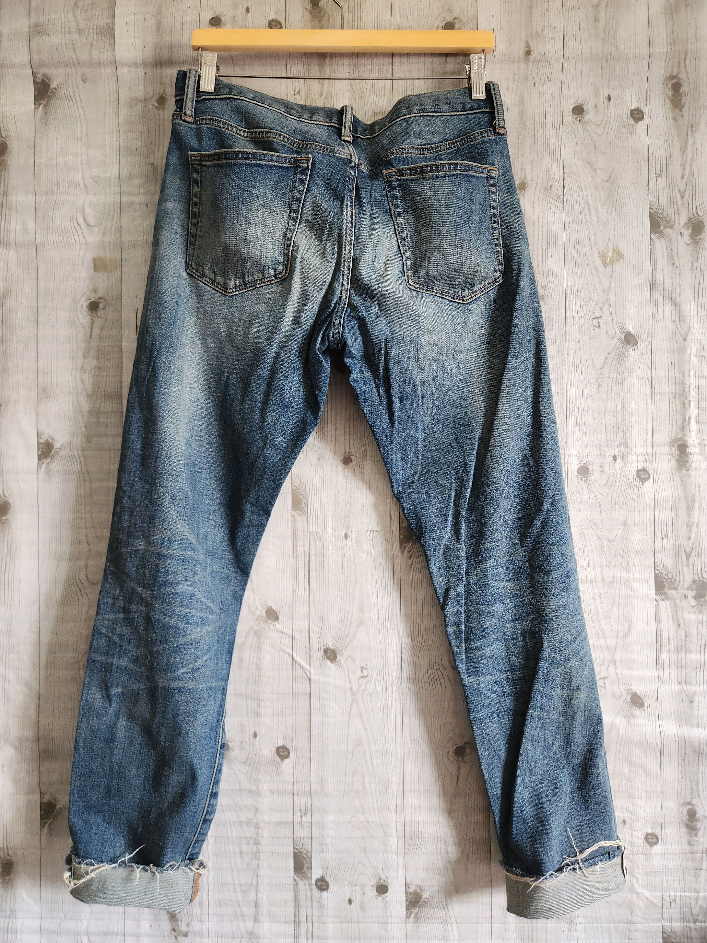 Uniqlo Uniqlo Redline Selvedge Japanese Designer Denim Jeans Size US 31 - 4 Thumbnail