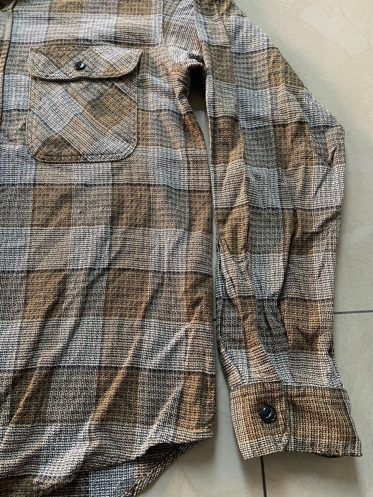 Japanese Brand × Sugar Cane × Toyo Enterprises VINTAGE SUGAR CANE DOUBLE POCKET SHIRT Size US M / EU 48-50 / 2 - 3 Thumbnail