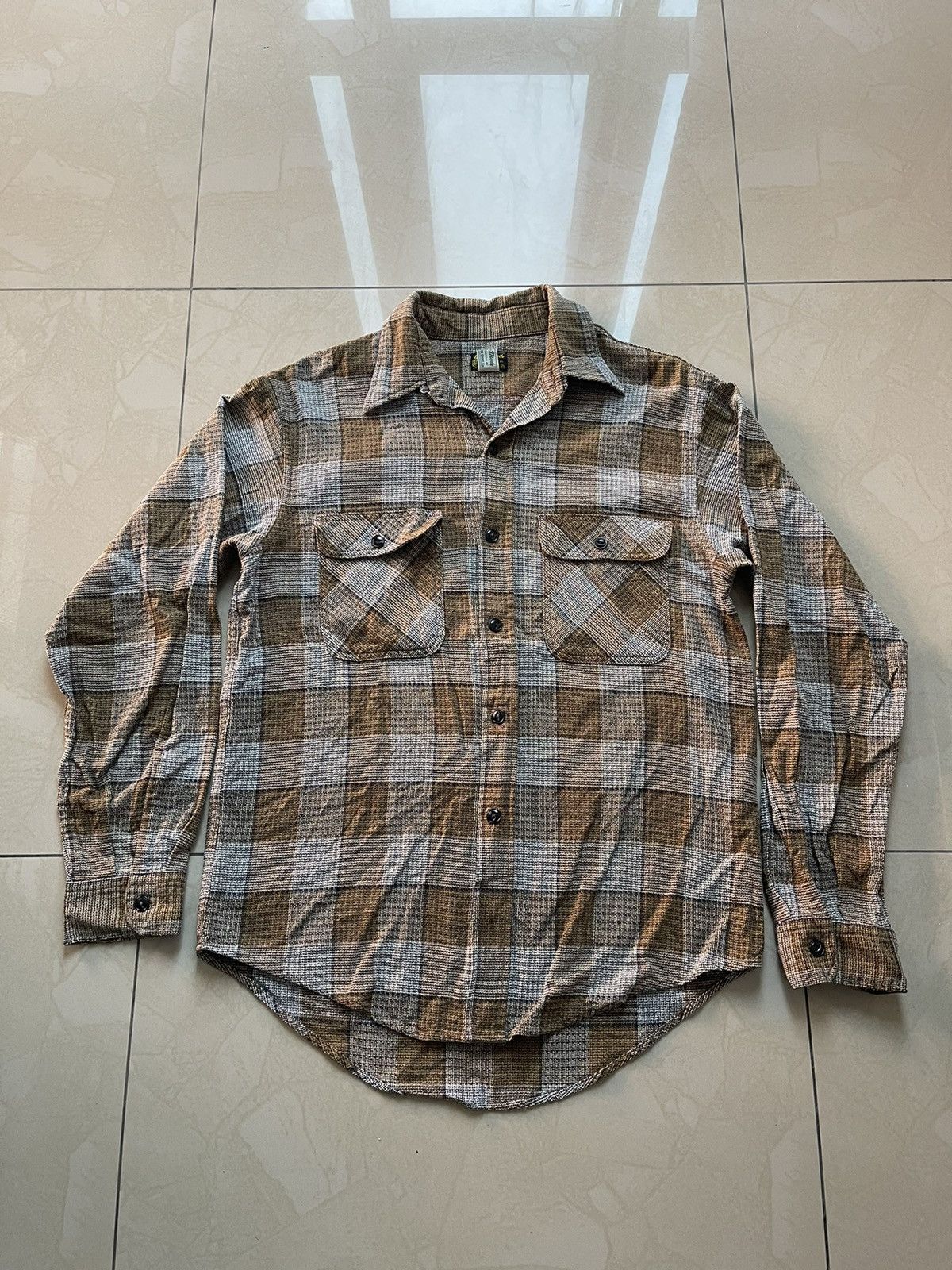 Japanese Brand × Sugar Cane × Toyo Enterprises VINTAGE SUGAR CANE DOUBLE POCKET SHIRT Size US M / EU 48-50 / 2 - 1 Thumbnail