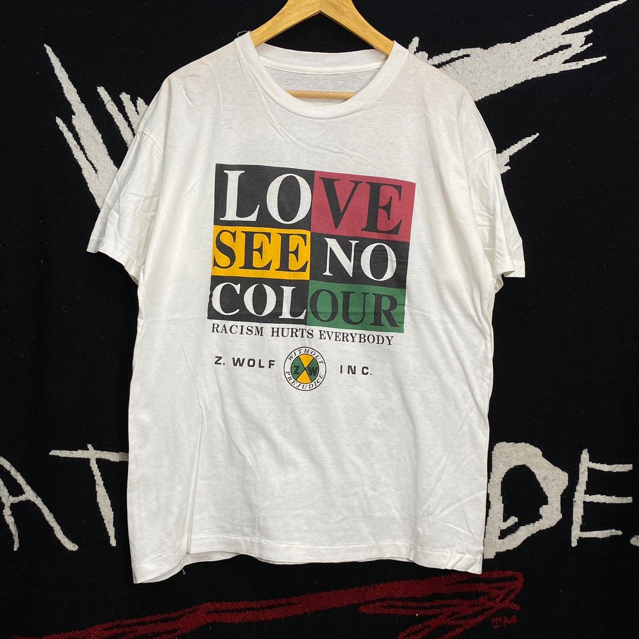 【専用】90’s Hanes “LOVE SEE NO COLOR” Tee Unified Goods