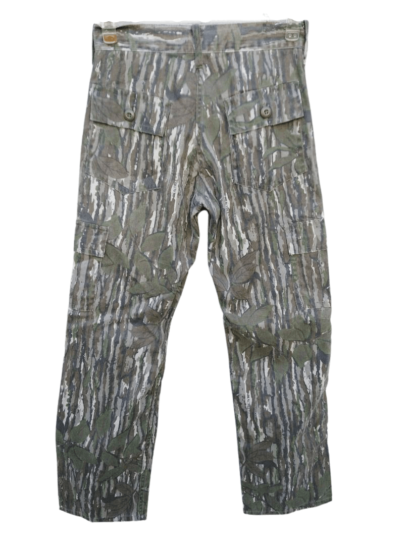 image of Cabelas x Camo Vintage 80's Hunting Pants Real Tree Camo Zip Talon 42, Men's (Size 29)