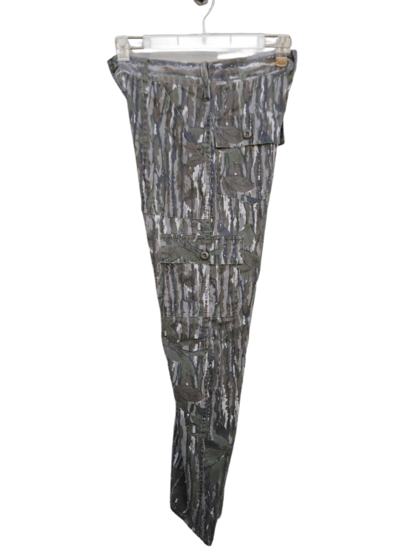 Cabelas × Vintage Vintage 80s Hunting Pants Real Tree Camo Zip Talon 42 Size US 28 / EU 44 - 6 Thumbnail