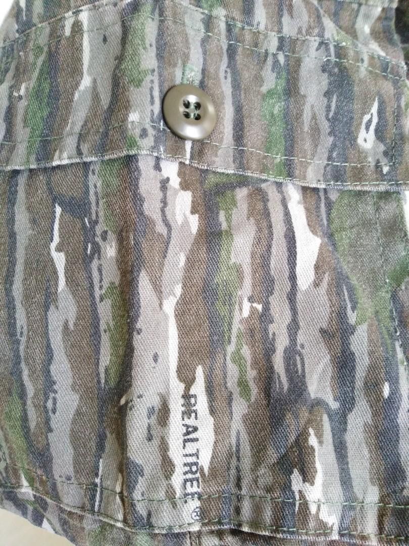 Cabelas × Vintage Vintage 80s Hunting Pants Real Tree Camo Zip Talon 42 Size US 28 / EU 44 - 10 Thumbnail