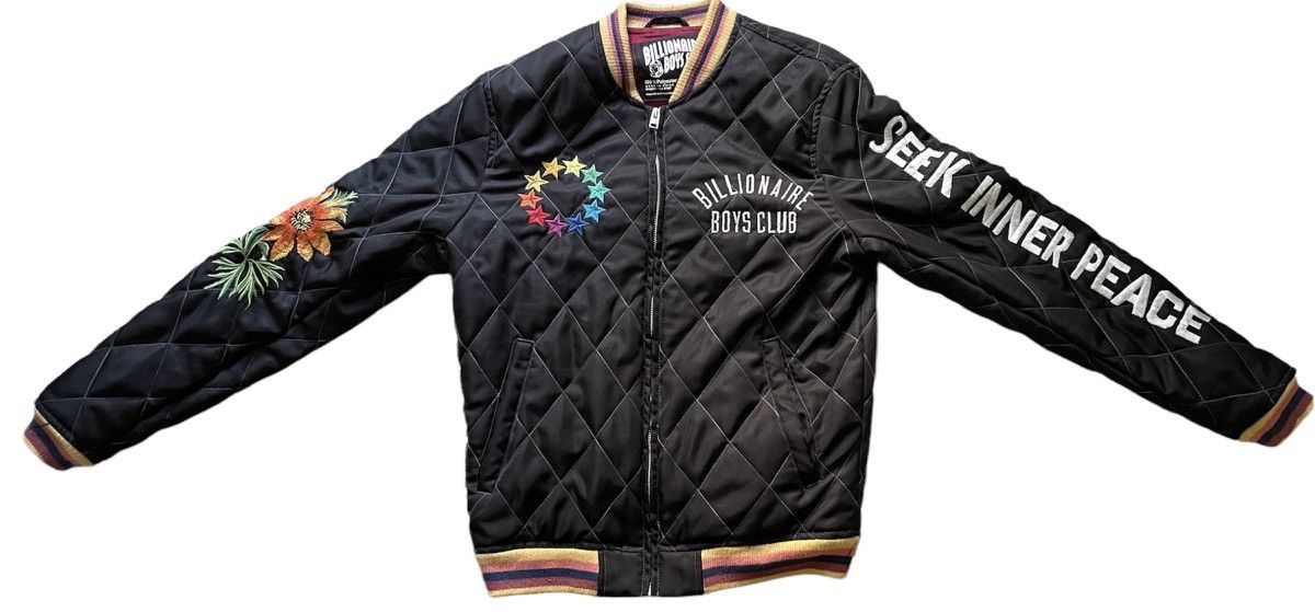 image of Billionaire Boys Club Quilted Bomber in Black, Men's (Size Small)