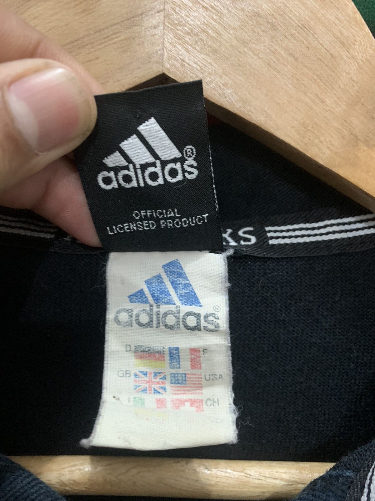 Adidas Vintage Y2K Adidas x NZ All Black polo shirt Size US L / EU 52-54 / 3 - 6 Thumbnail