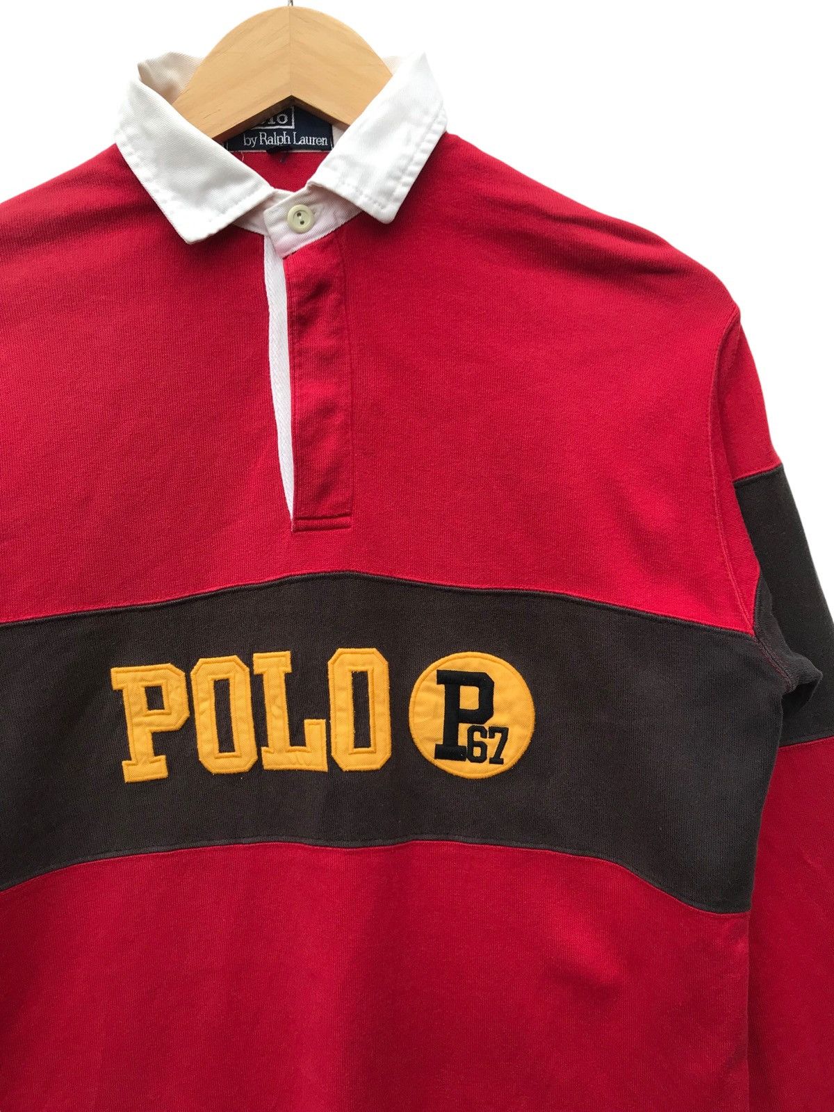 Polo Ralph Lauren Vintage Polo Ralph Lauren Polo 67 Colourblock Longsleeve Size US M / EU 48-50 / 2 - 3 Thumbnail