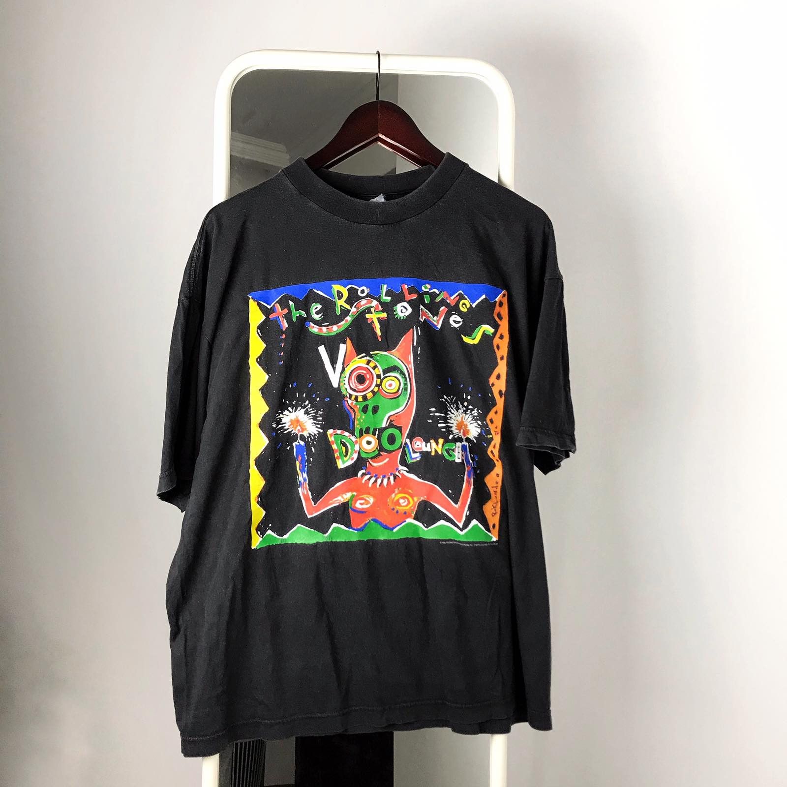 Band Tees VTG 1995 Vintage The Rolling Stones voodoo t-shirt Size US L / EU 52-54 / 3 - 1 Thumbnail