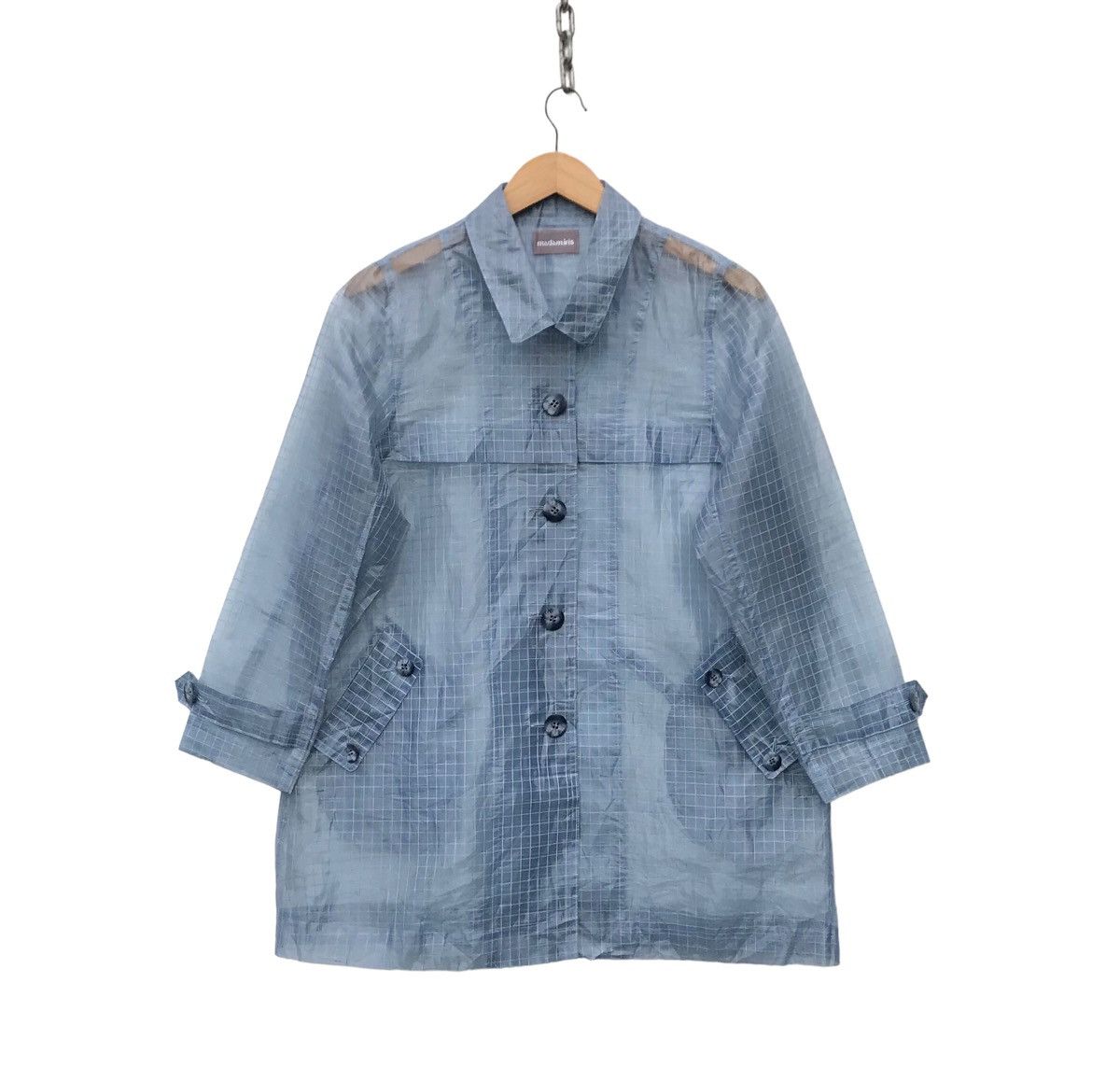 Japanese Brand Japan Designer Madamiris Transparent Fashion Jacket Size L / US 10 / IT 46 - 1 Thumbnail
