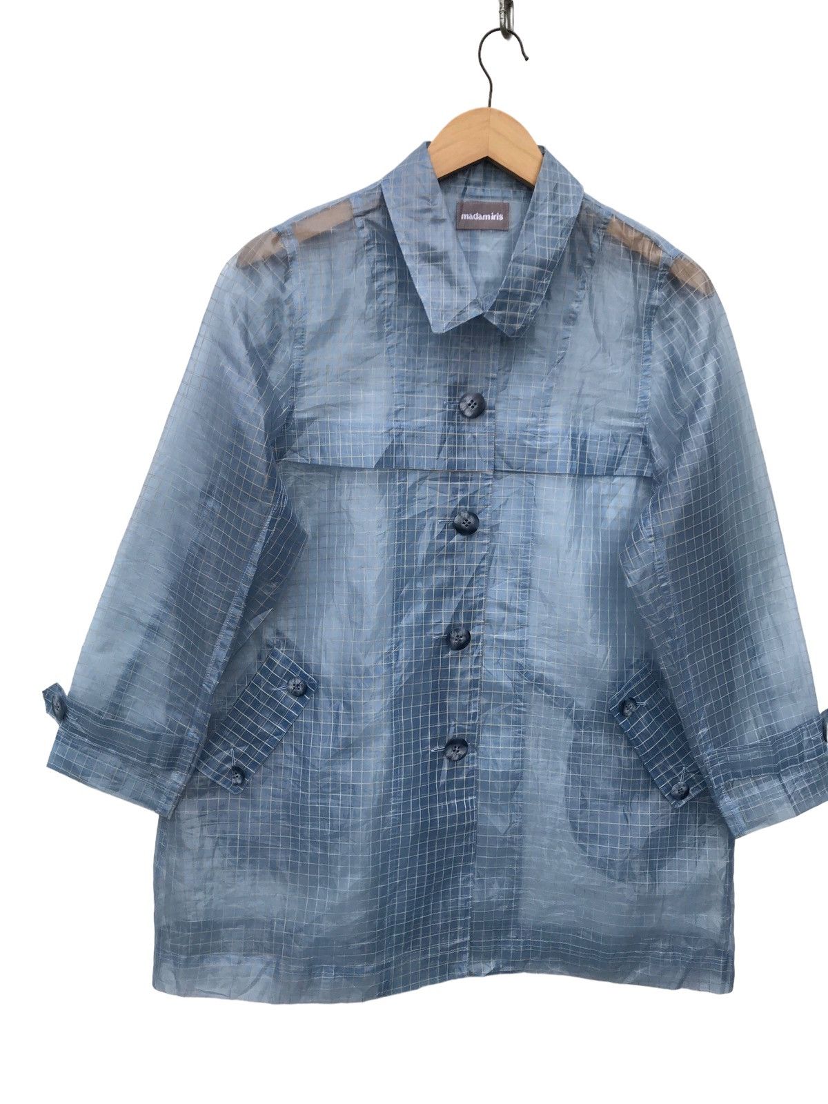 Japanese Brand Japan Designer Madamiris Transparent Fashion Jacket Size L / US 10 / IT 46 - 4 Thumbnail
