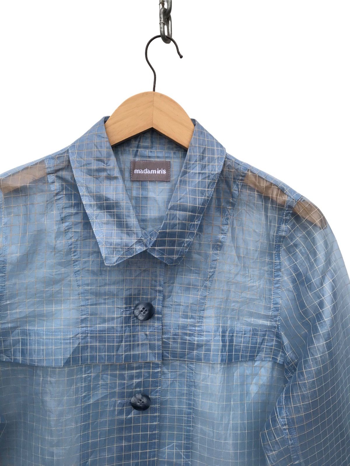 Japanese Brand Japan Designer Madamiris Transparent Fashion Jacket Size L / US 10 / IT 46 - 3 Thumbnail