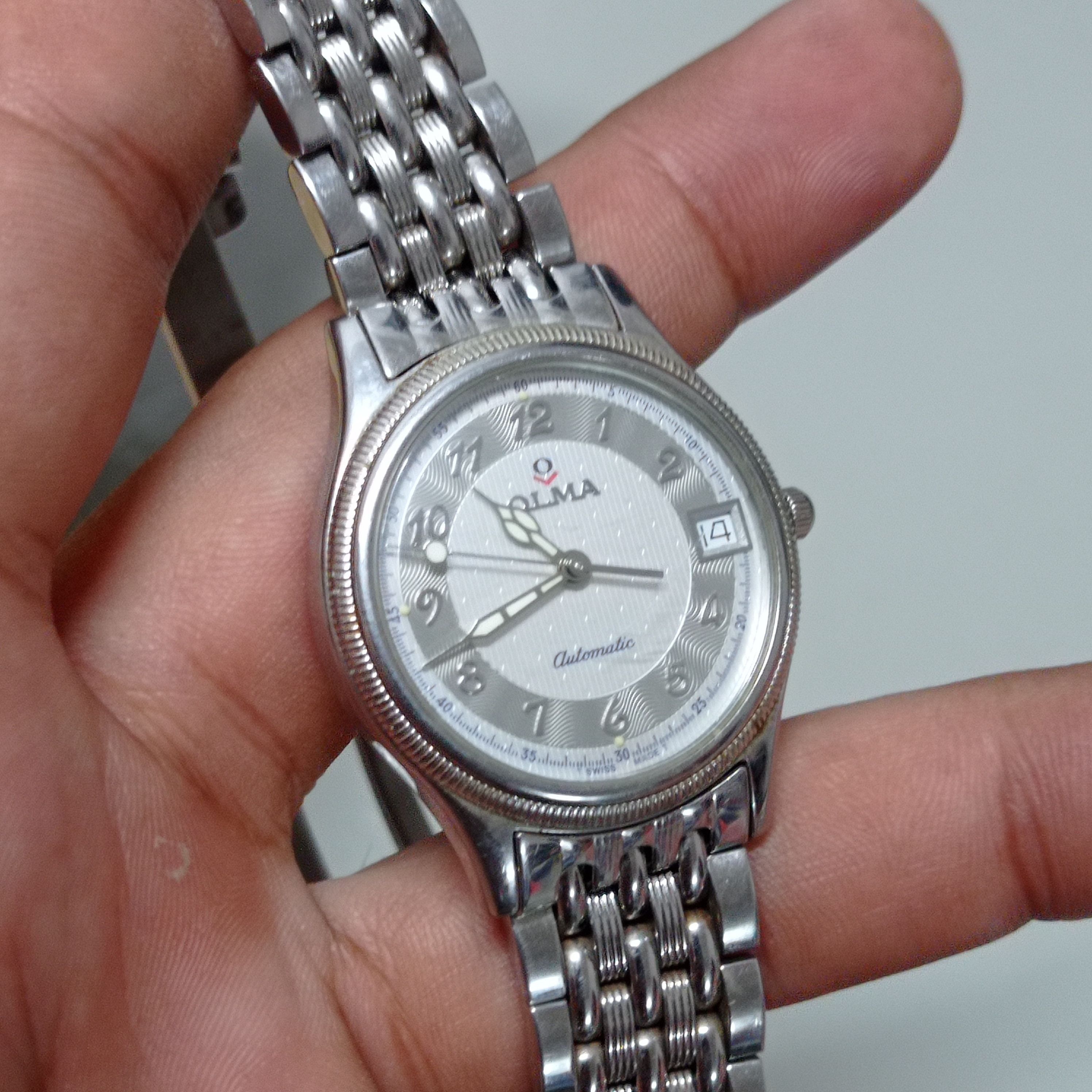 Vintage Vintage Luxury AUTOMATIC WATCH BY "OLMA" SWISS 25 JEWELS Size ONE SIZE - 9 Thumbnail